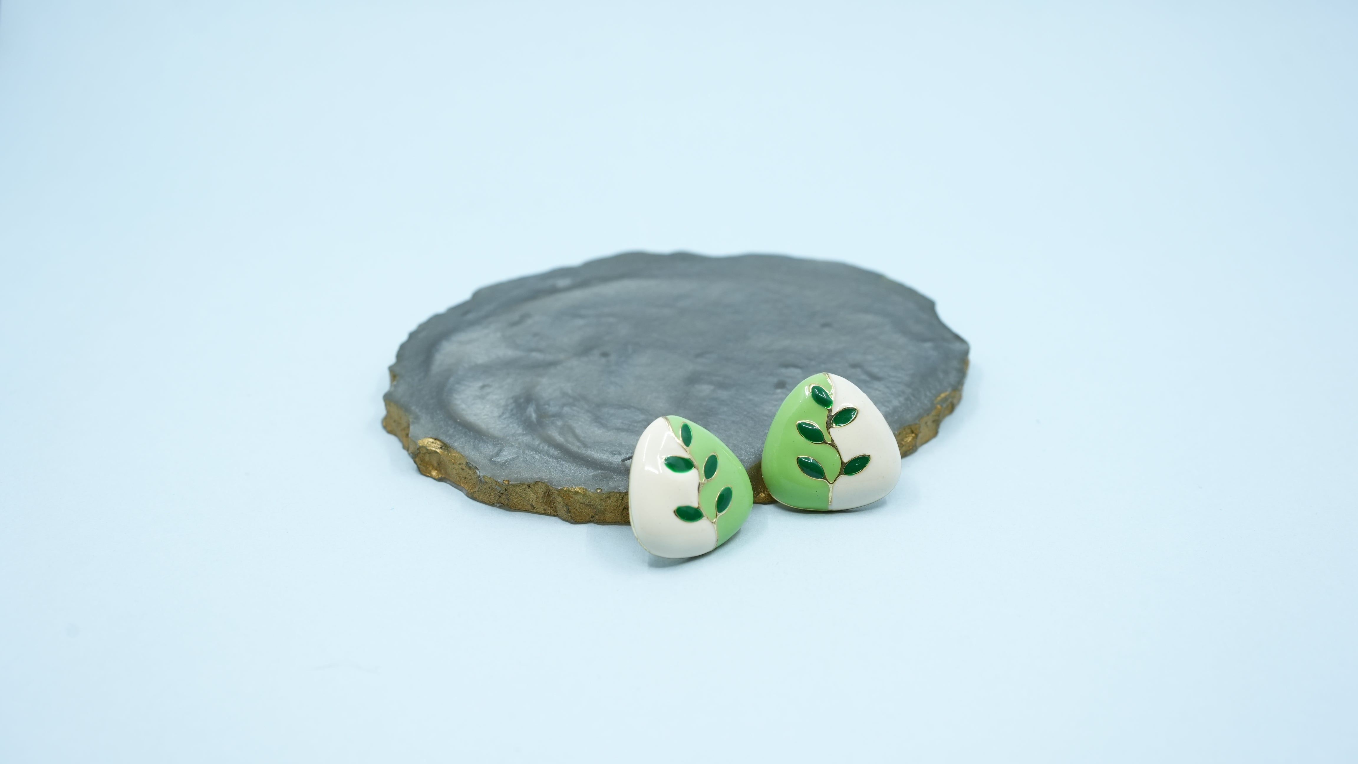 Duo leaf Earring