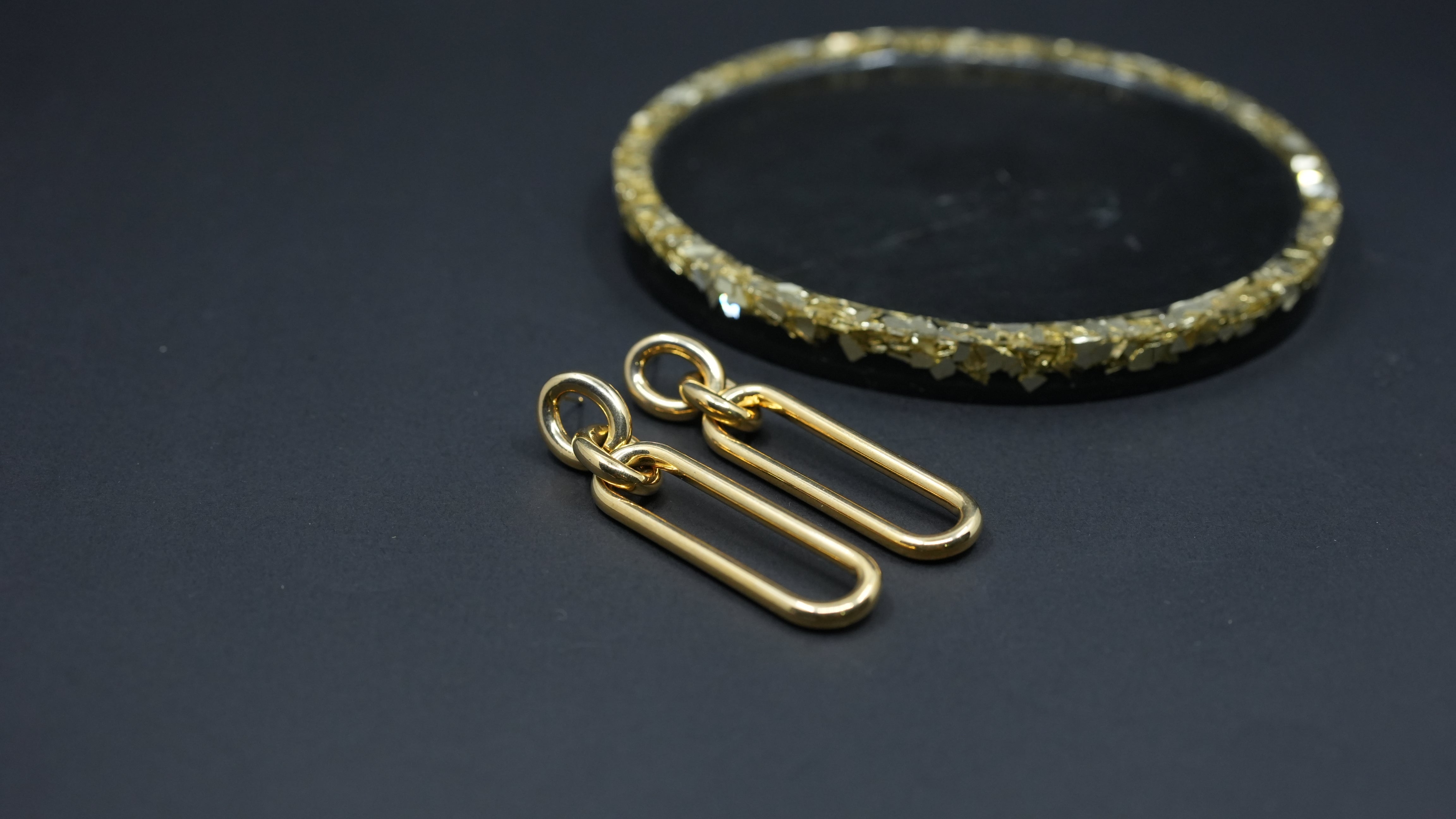 Gold Bold Earrings
