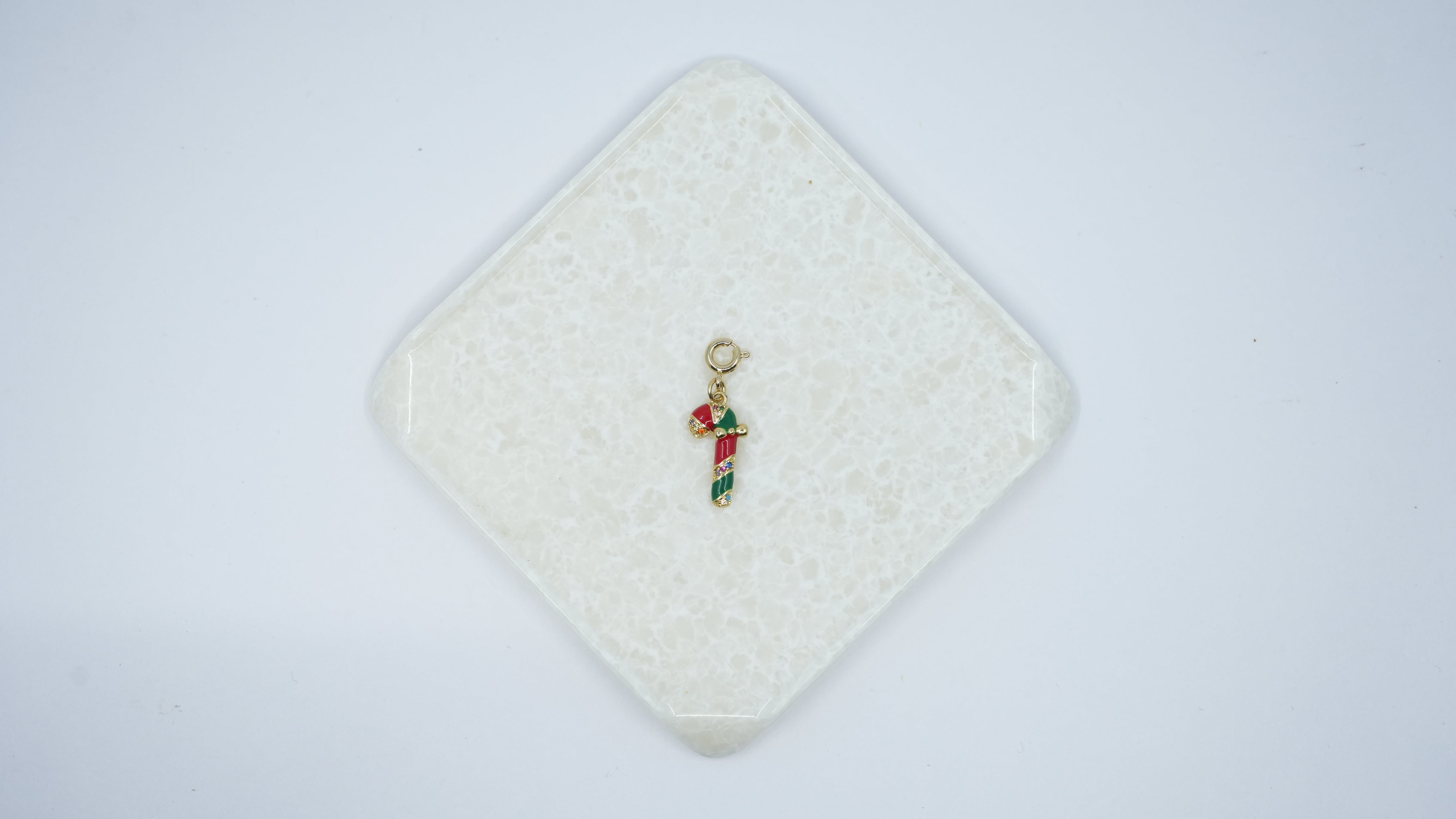 Jingle Cane Charm