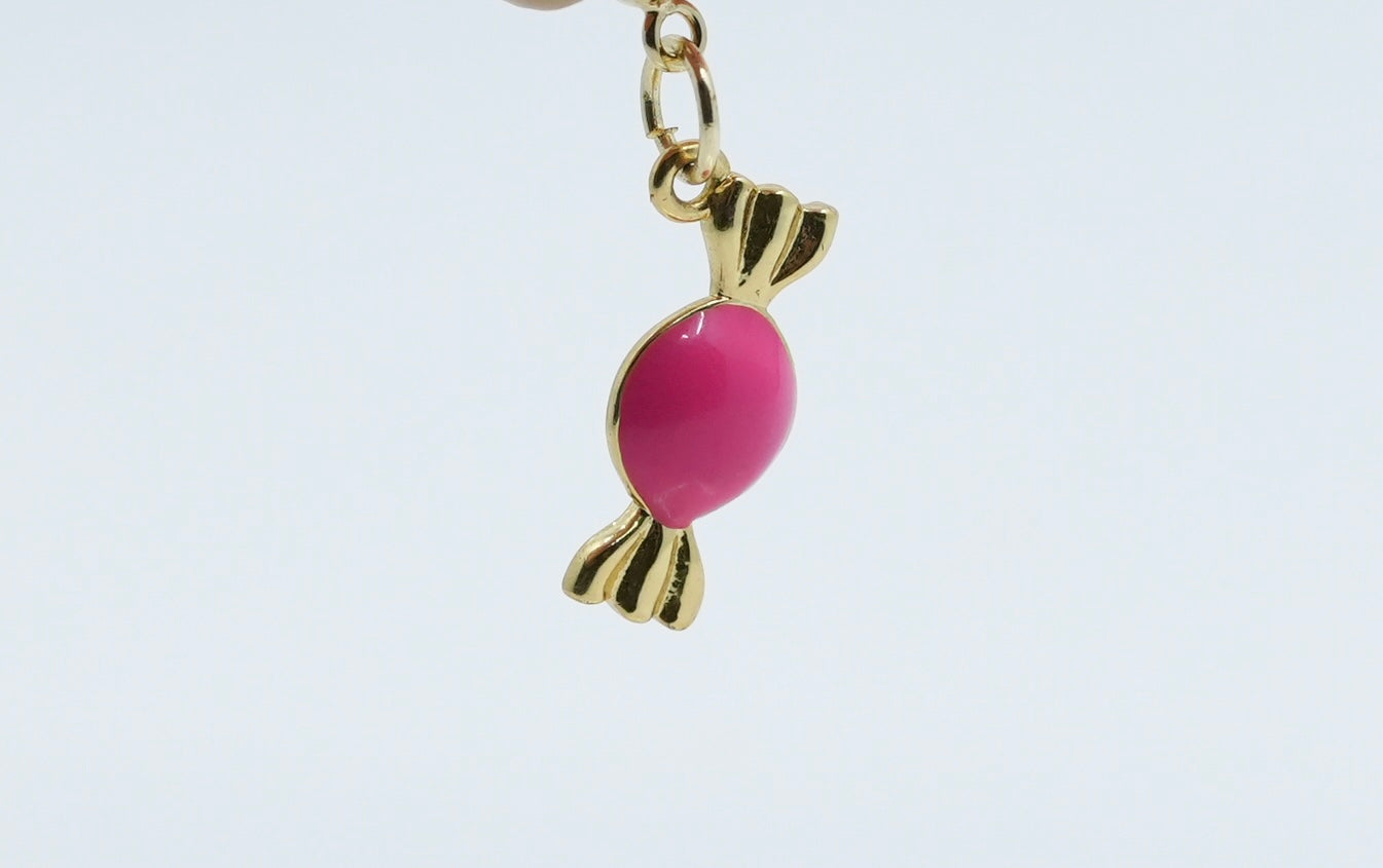 Pink Whirl Charm