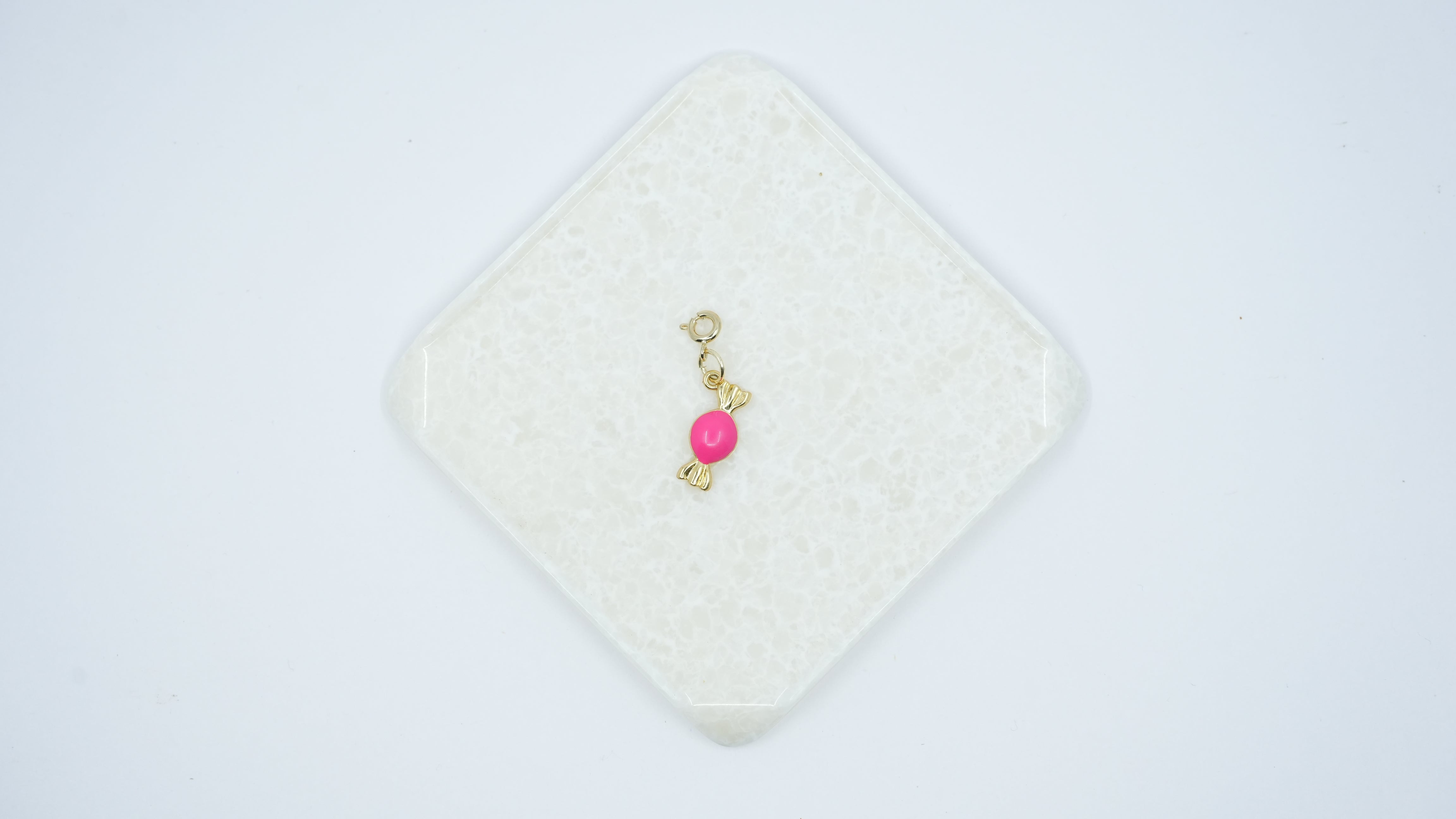 Pink Whirl Charm