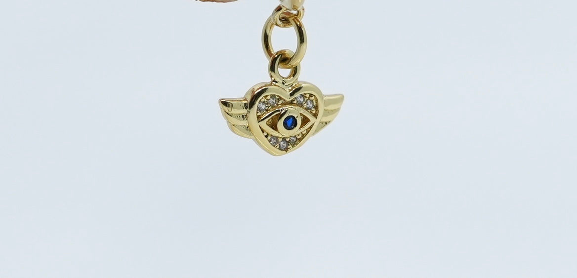 Halo Heart Eye Charm