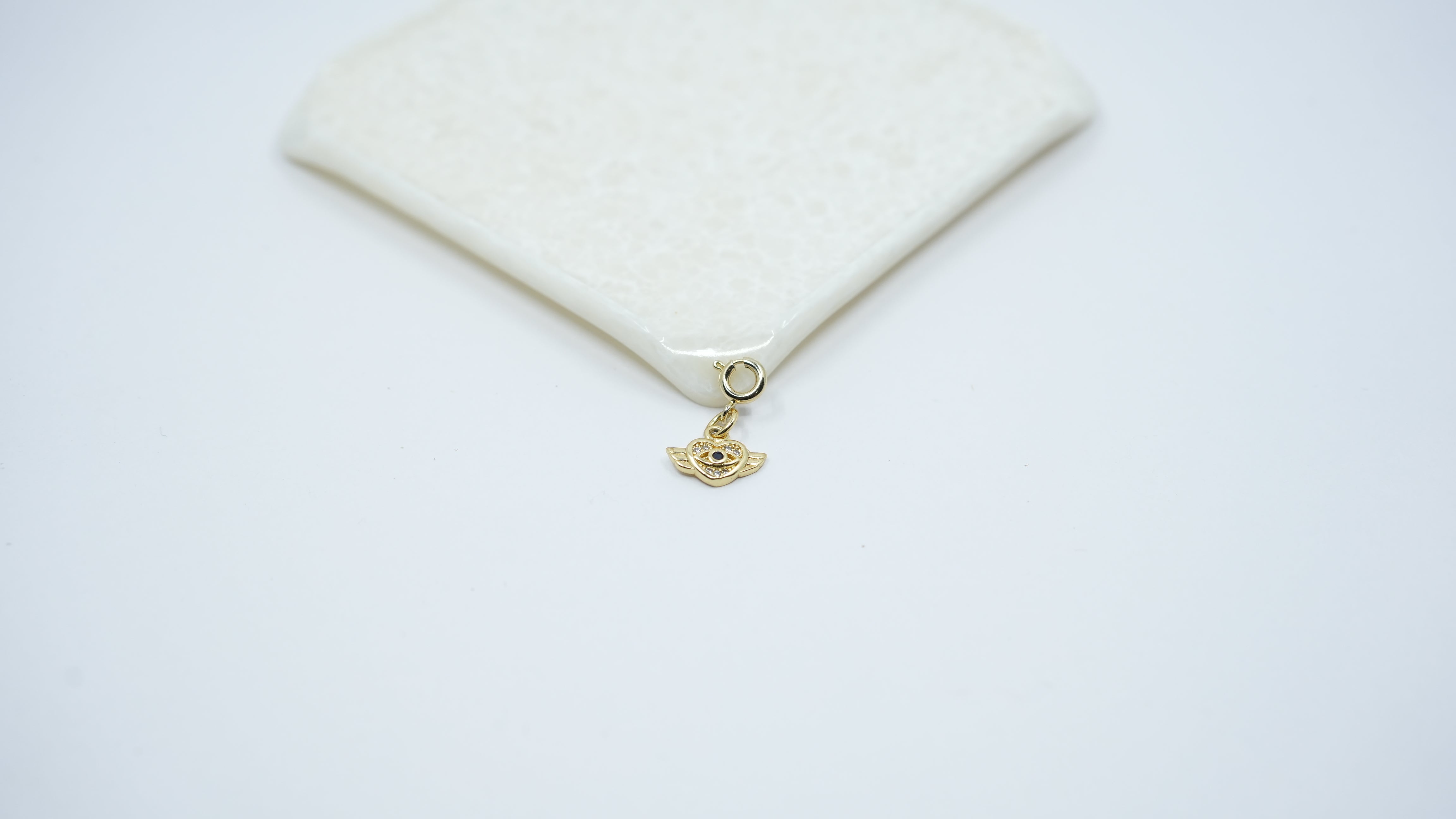 Halo Heart Eye Charm