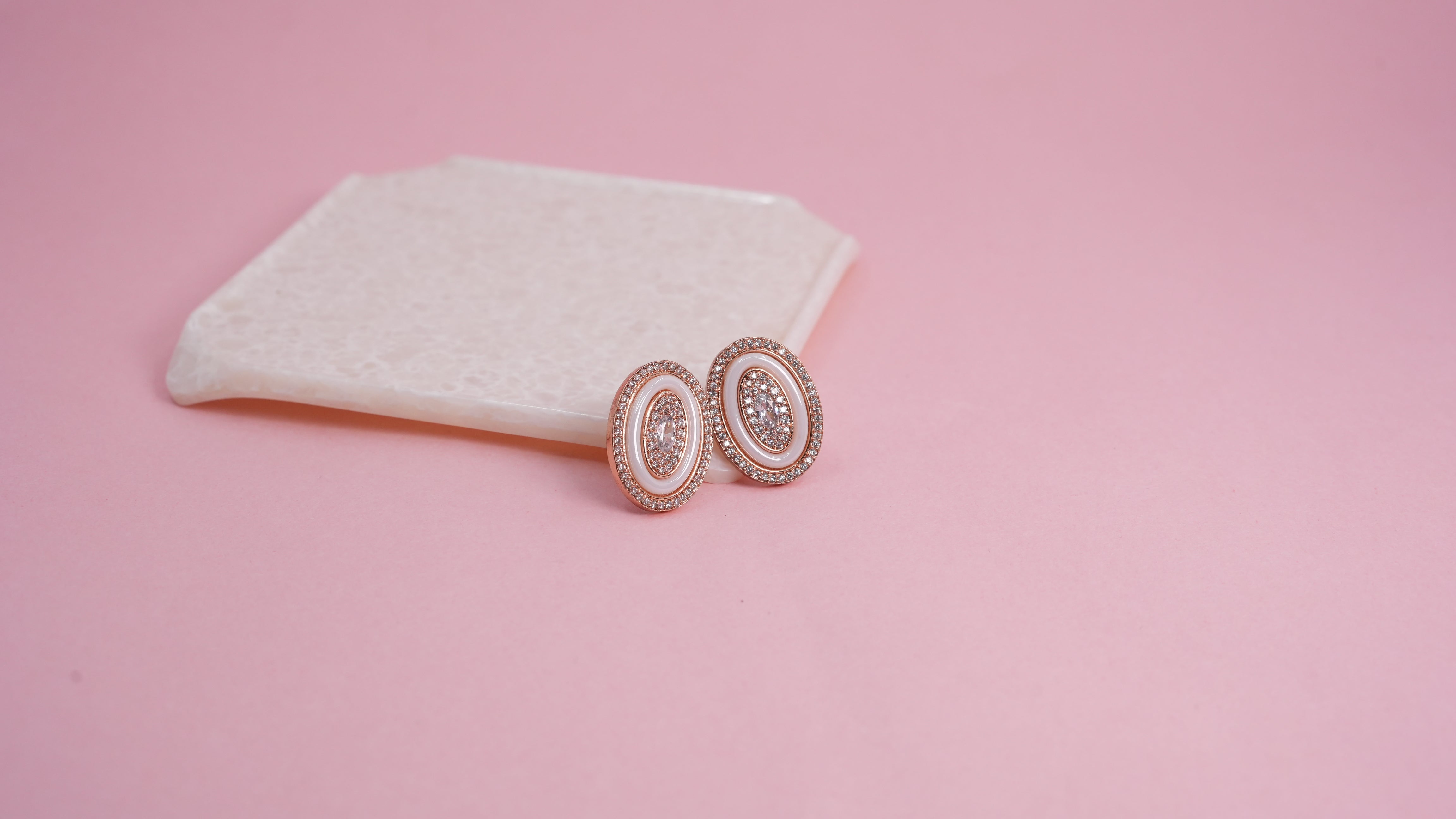 White oval