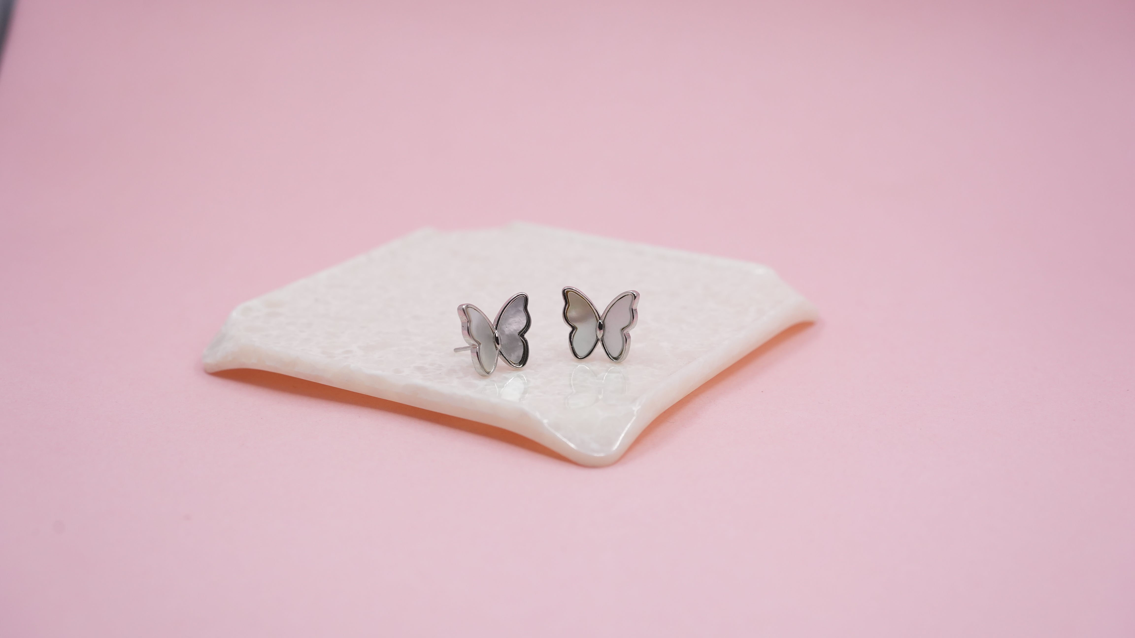 Butterfly sparkle silver