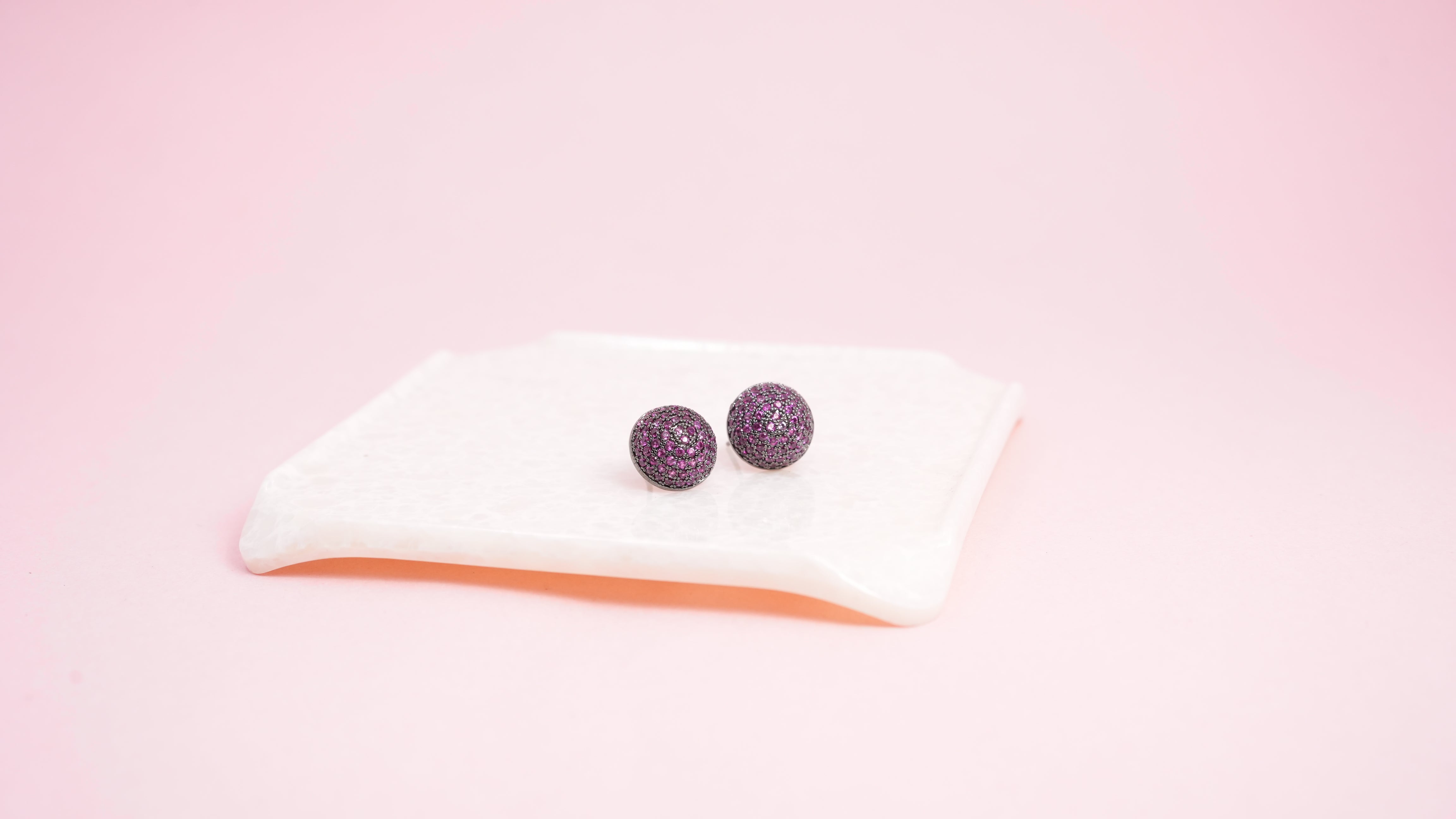 Pink pave balls