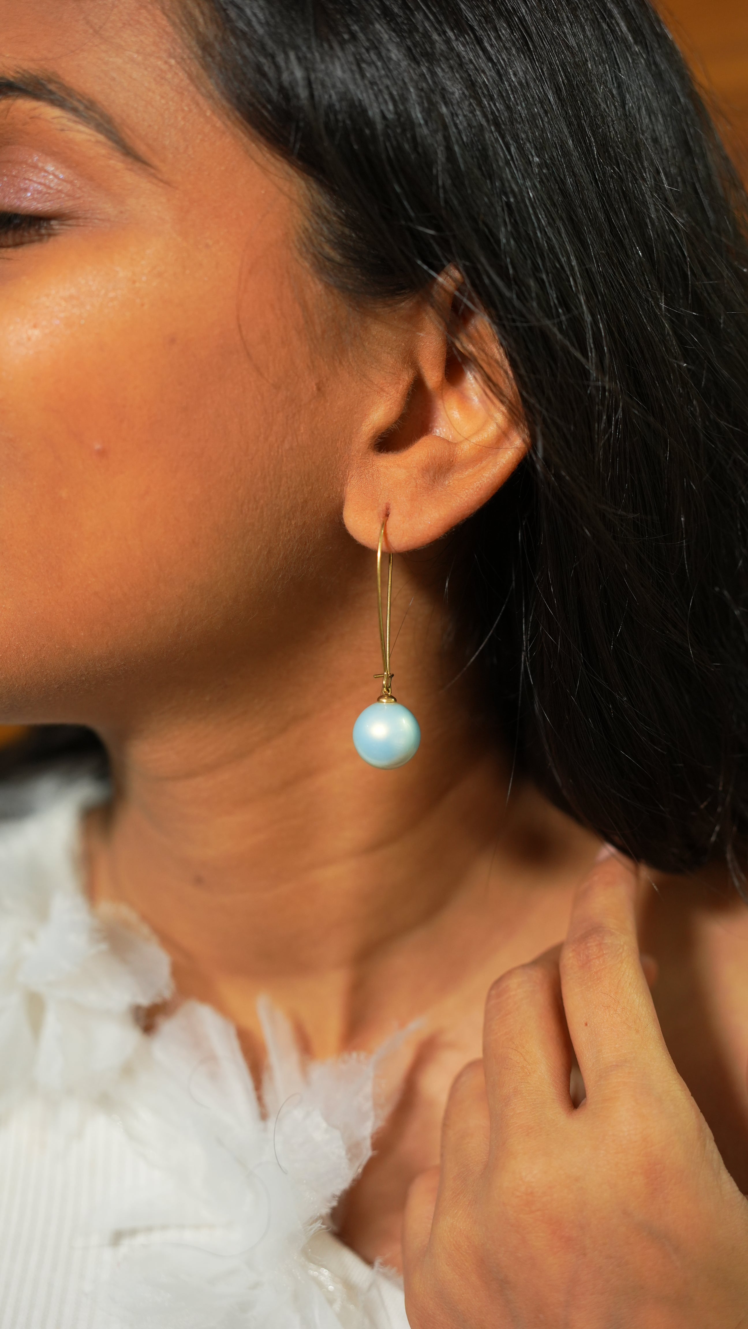 Skyline pearl Dangler