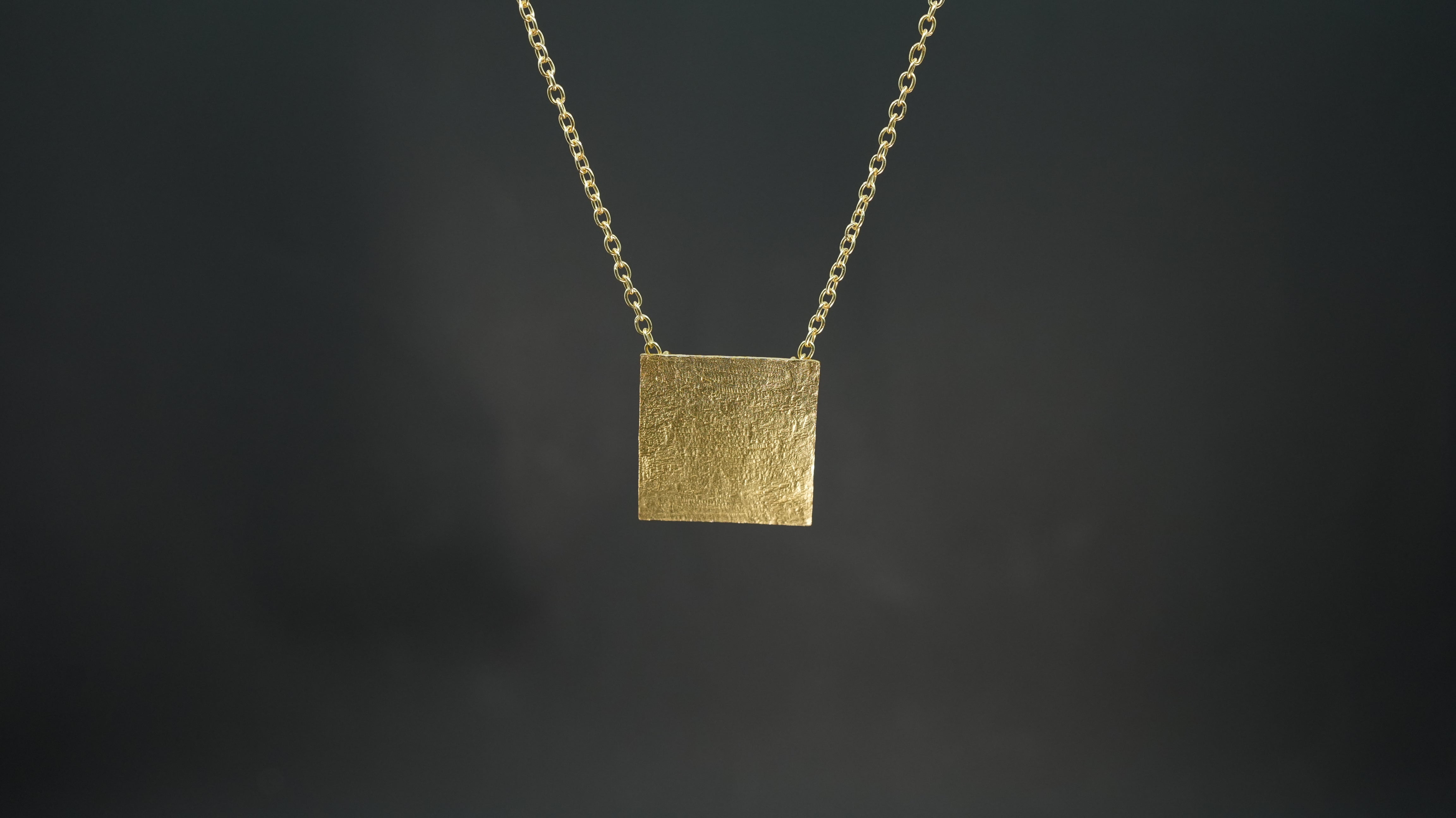 Square flat gold