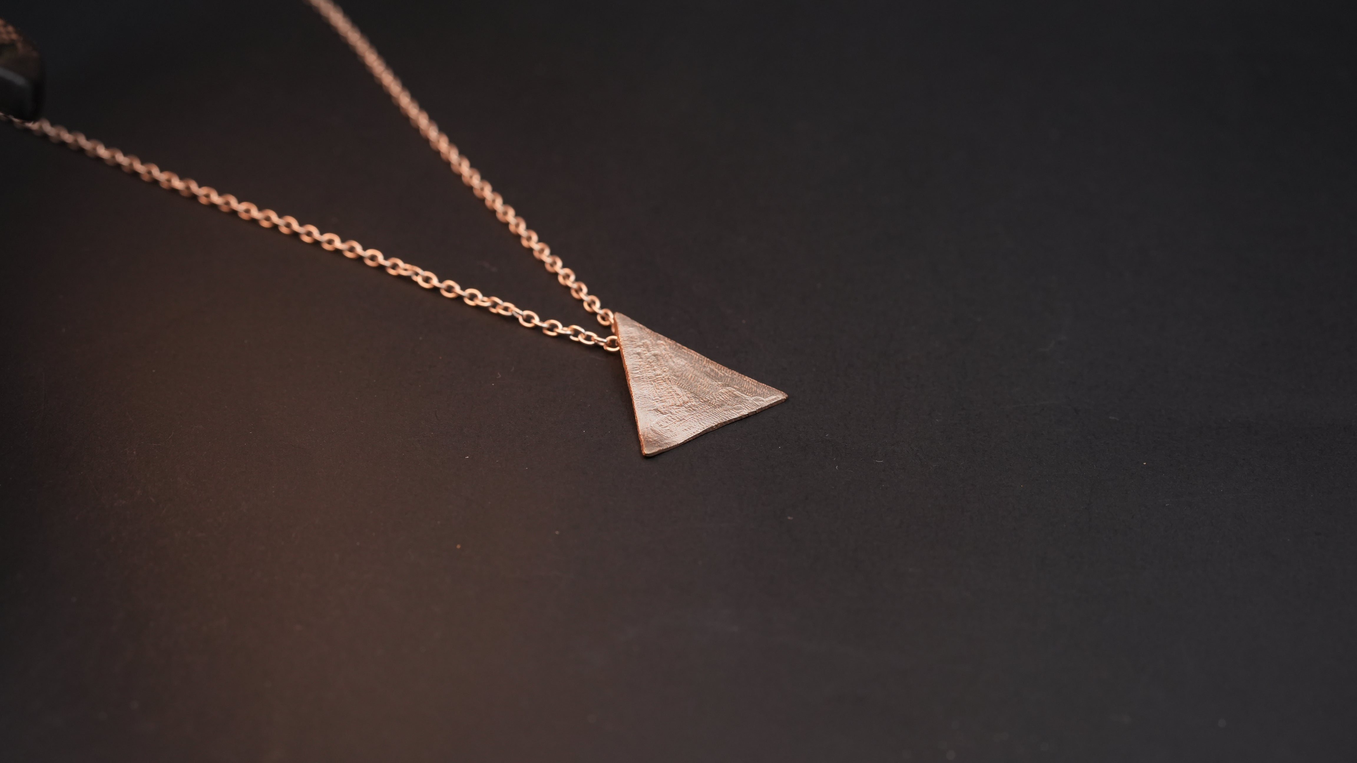 Triangle flat Rose gold