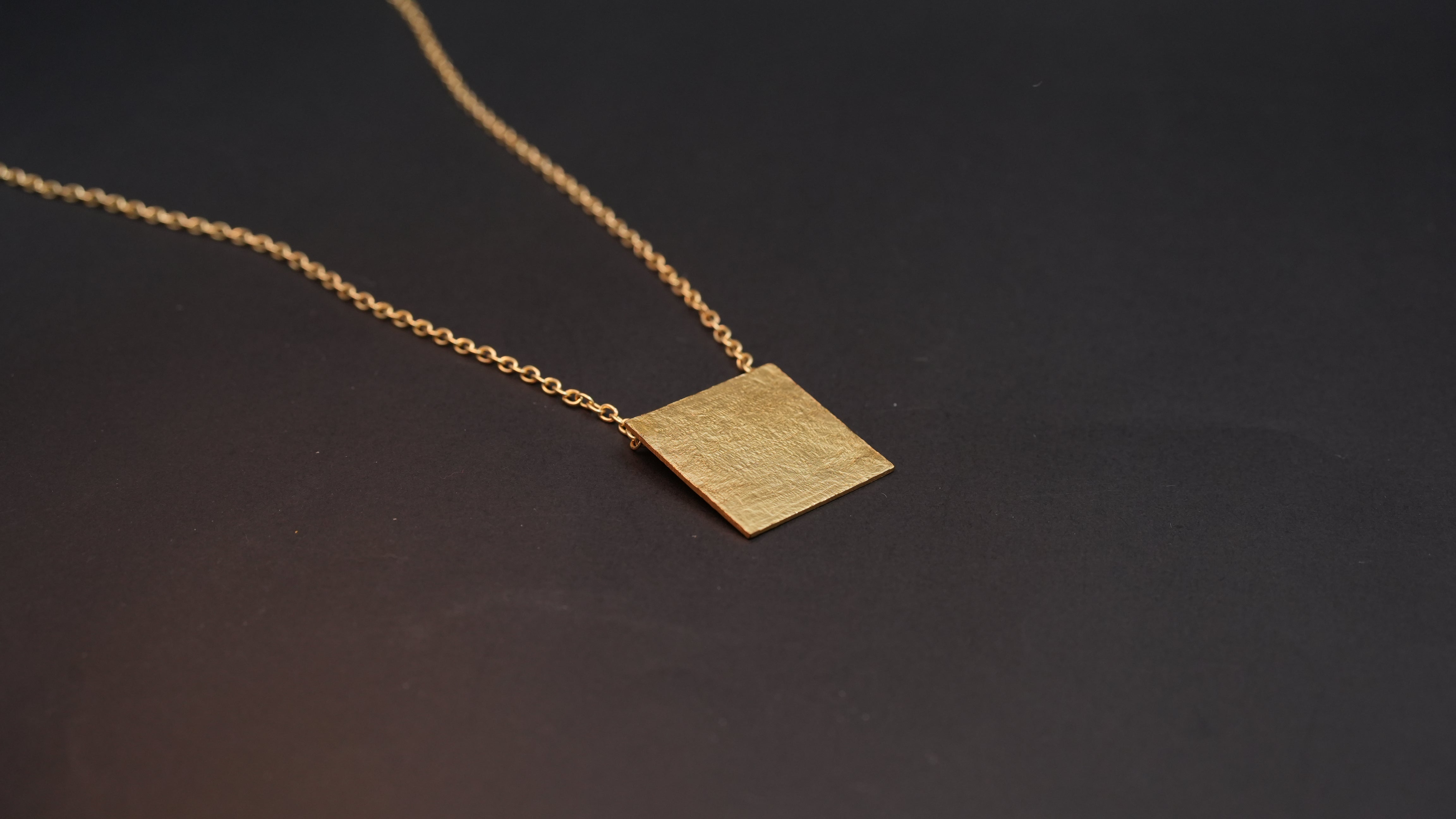 Square flat gold