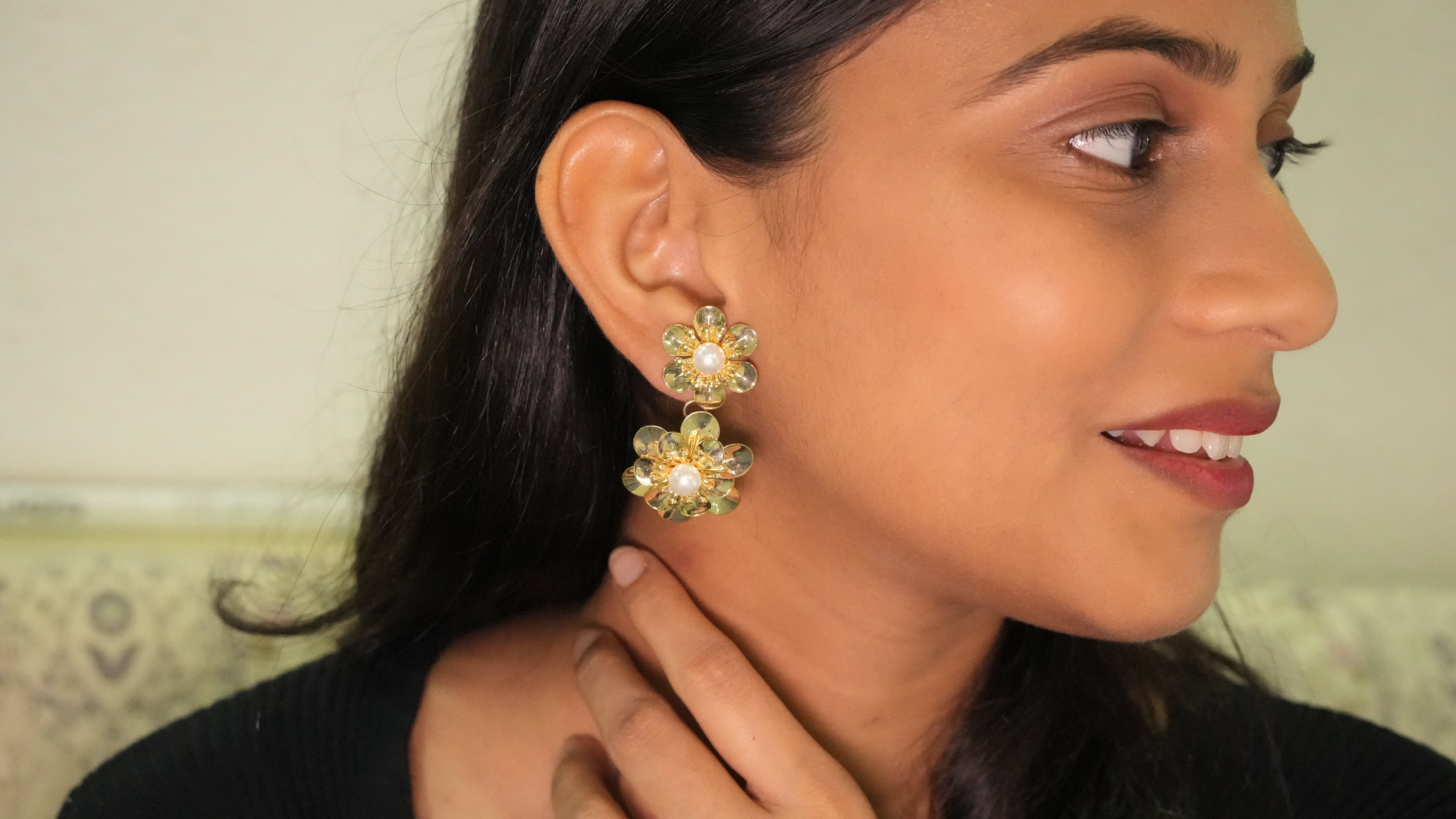 Twin Pearl Earrings