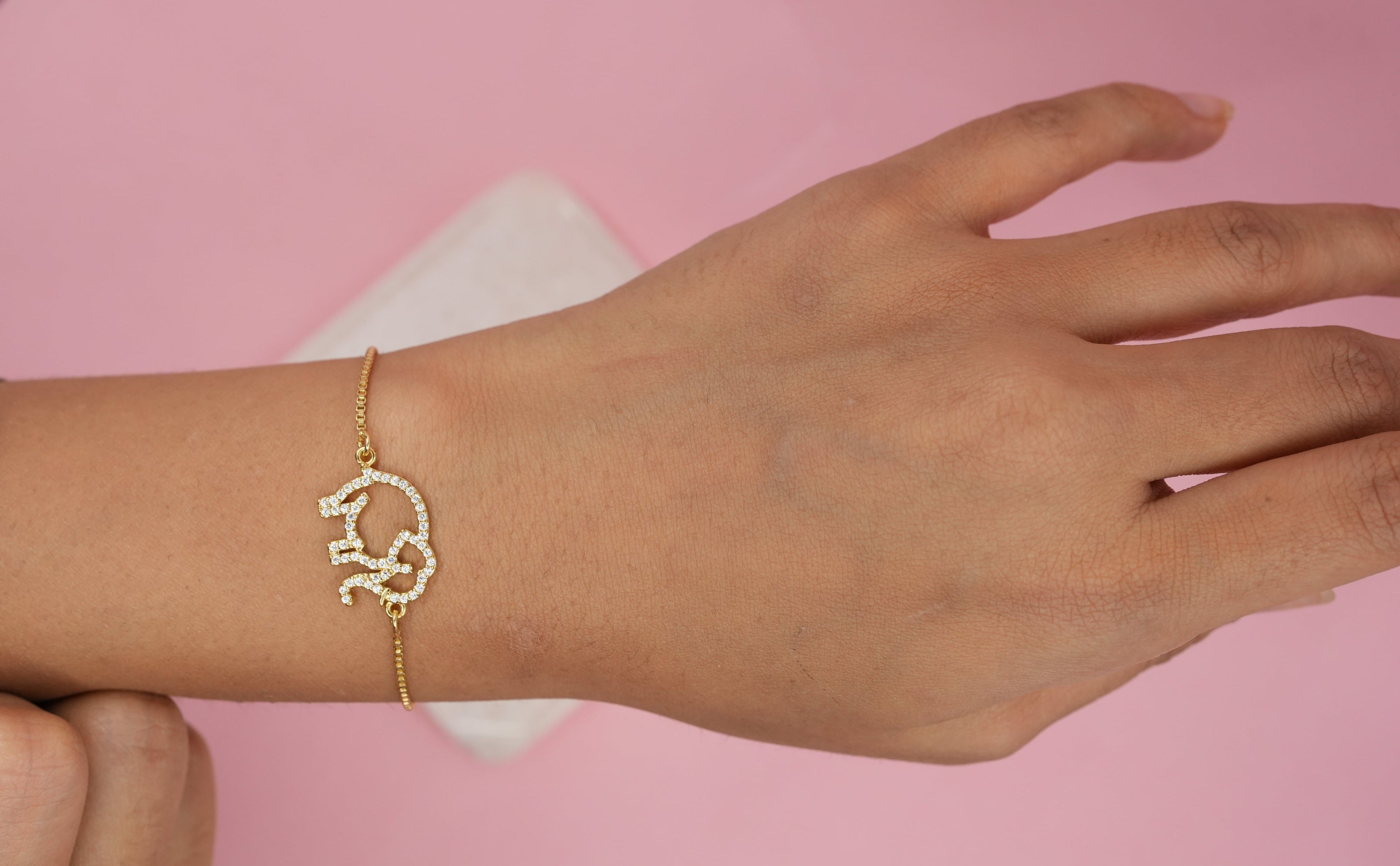 Elephant charm golden