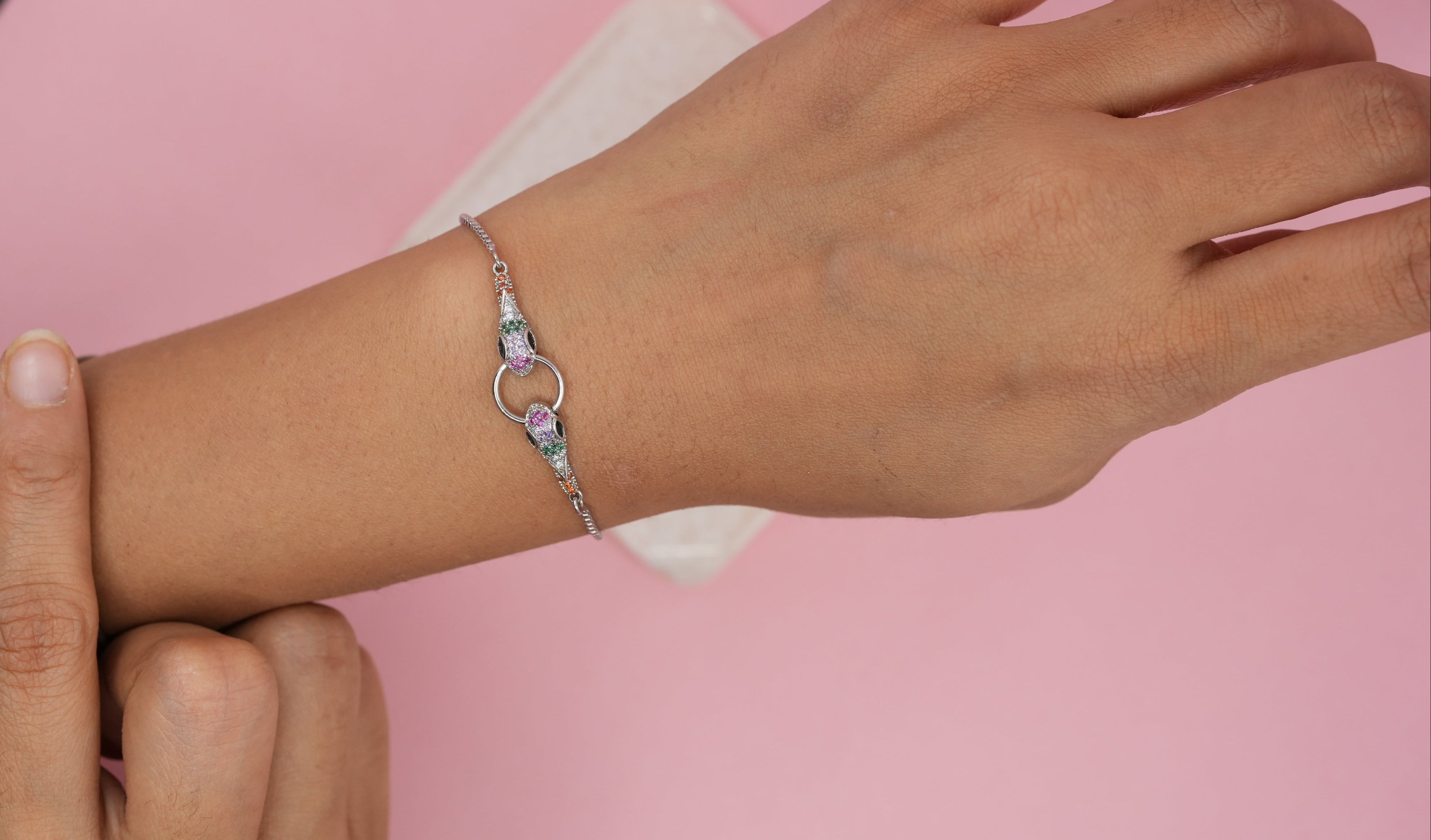 Dual serpent silver