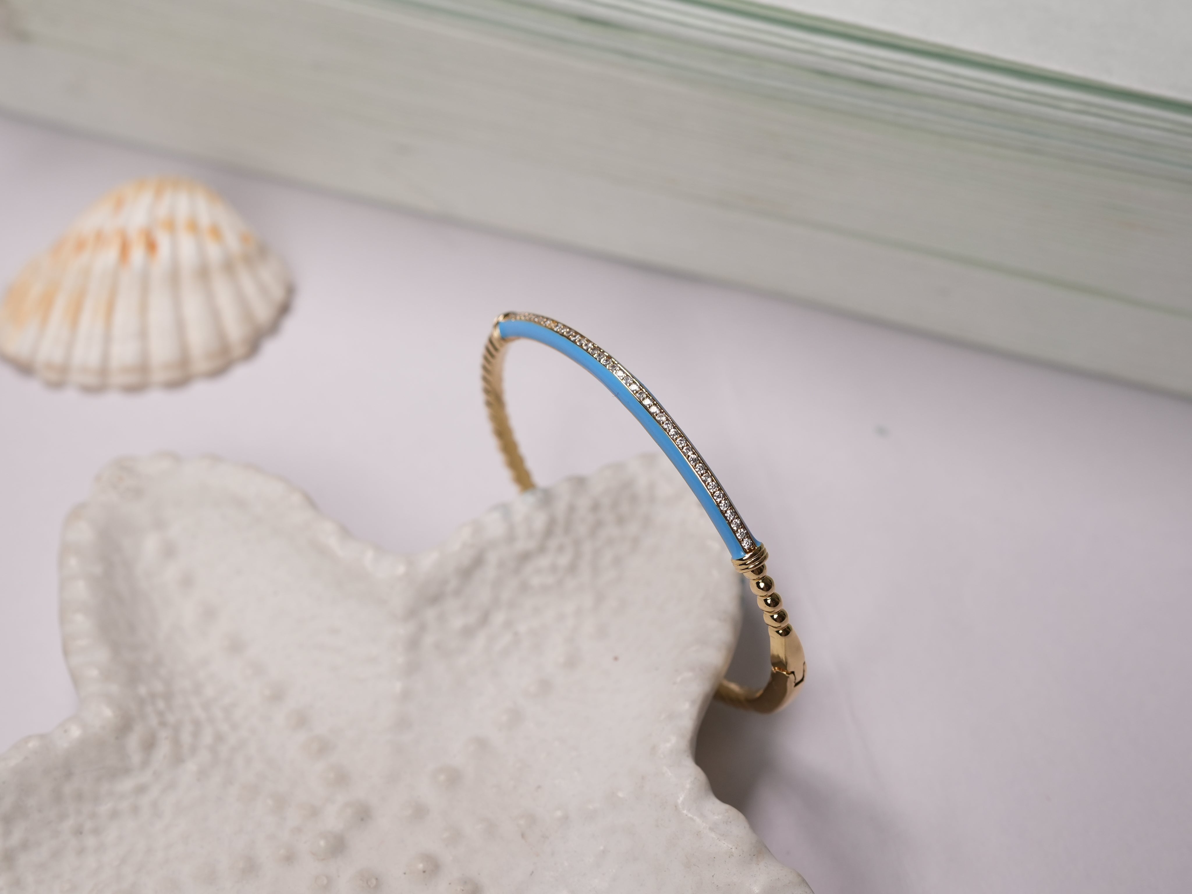 Blue Slim Aura Bracelet