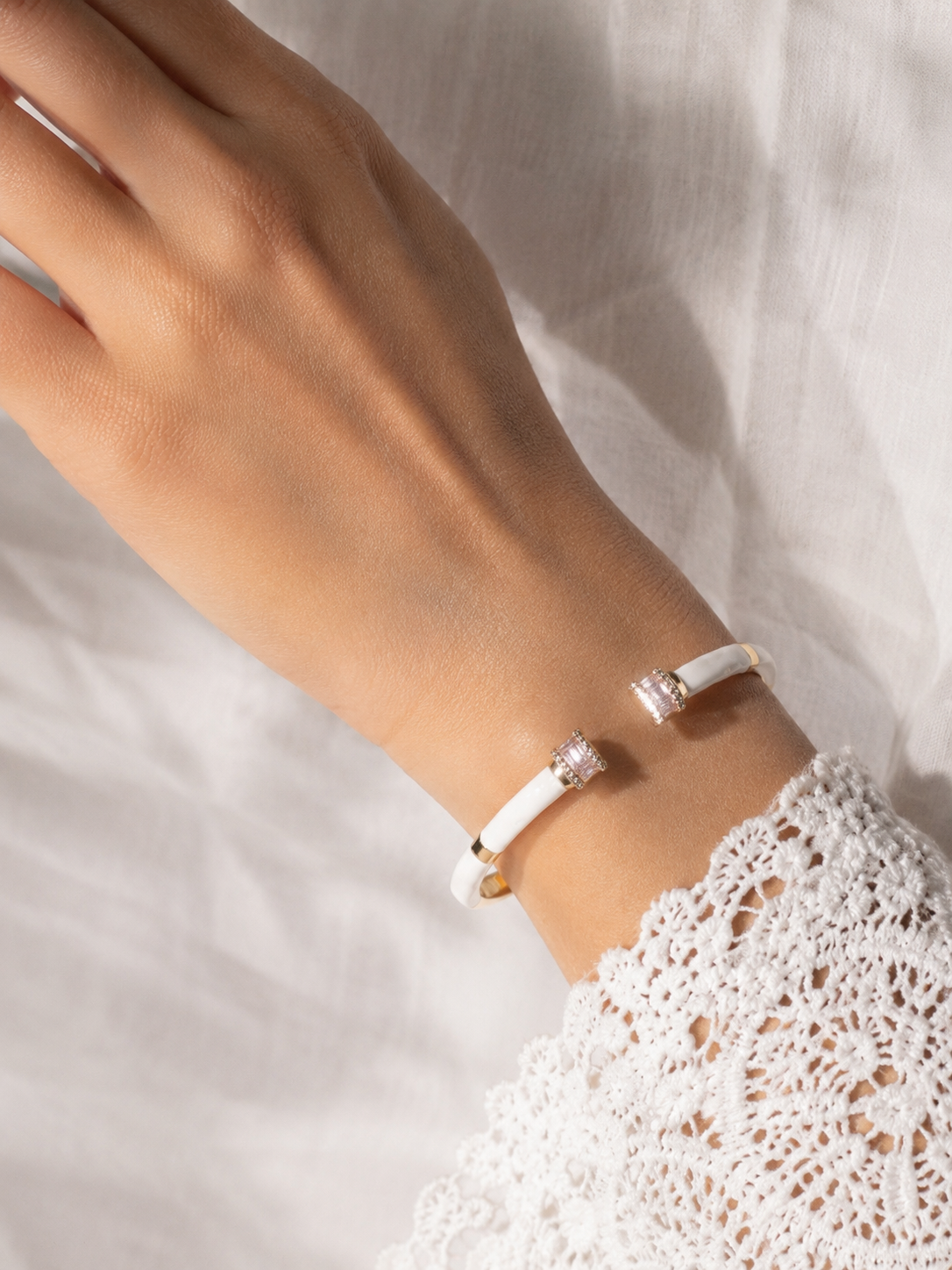 White Radiant Bracelet
