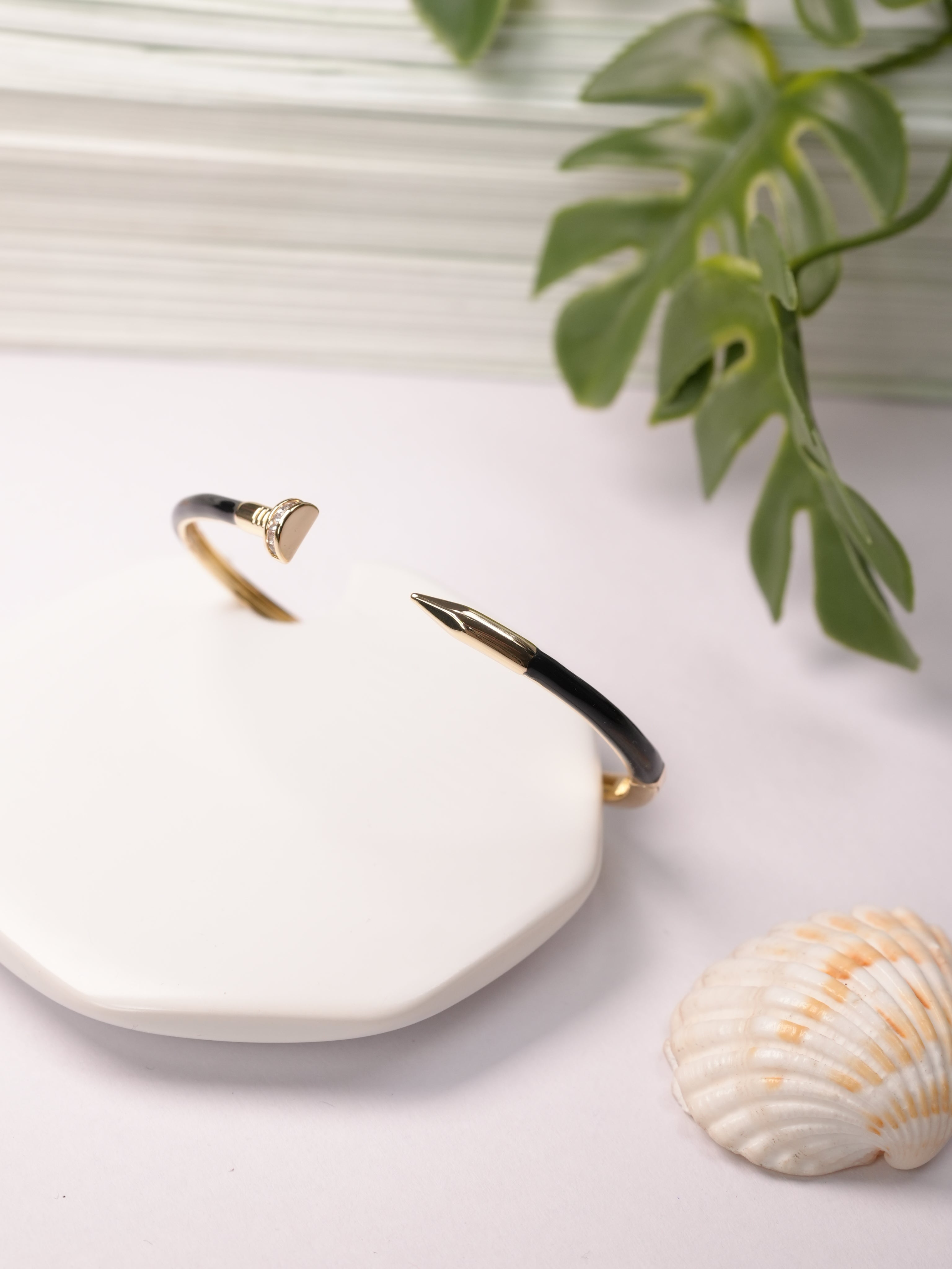 Black nail Bracelet