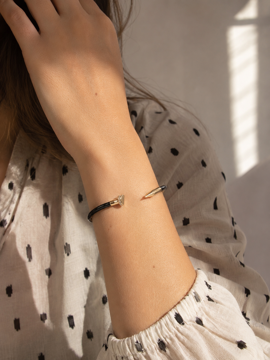 Black nail Bracelet