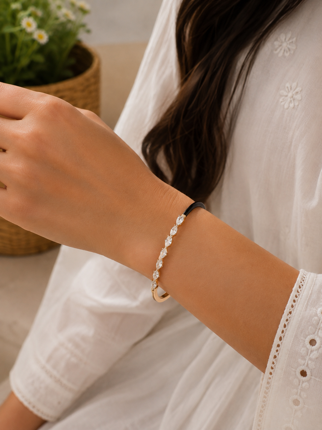 Black Drop crystal Bracelet