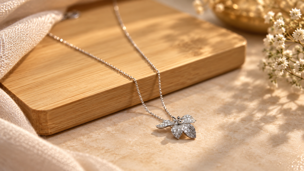Elegant Floral Pendant Necklace