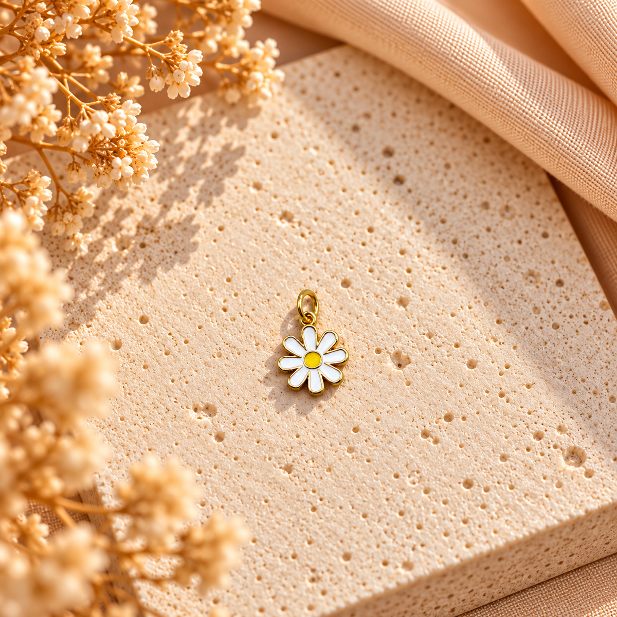 Flower charm