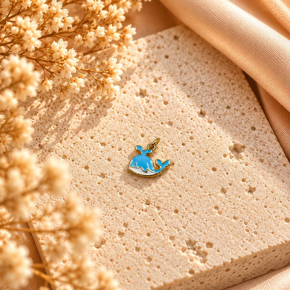Blue Whale Charm