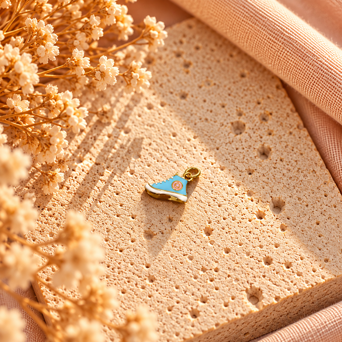 Blue Sneaker Charm