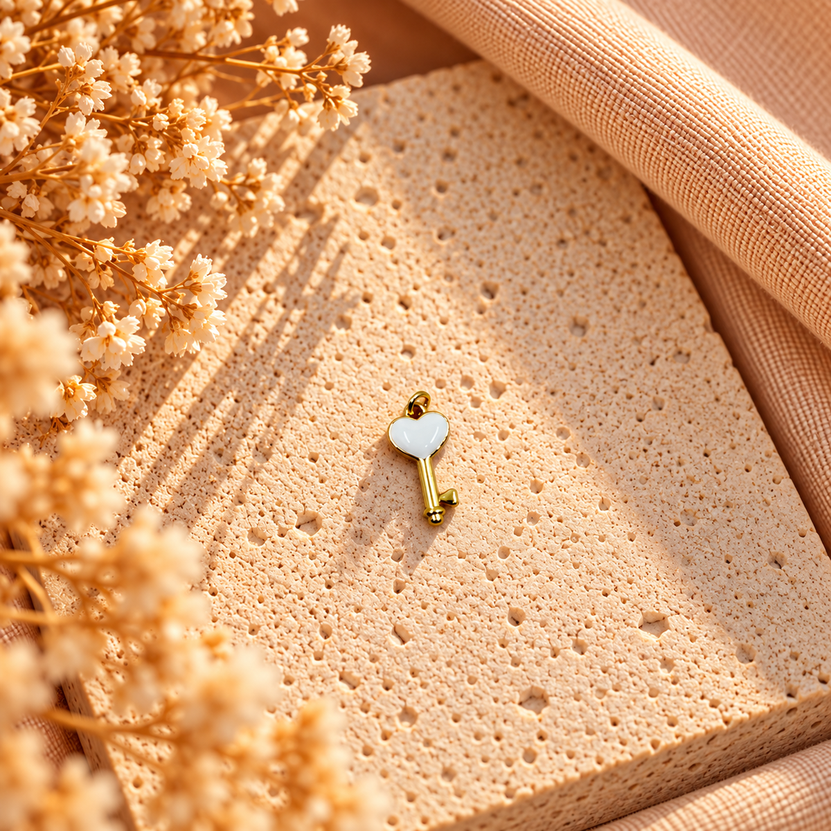 White Key Charm