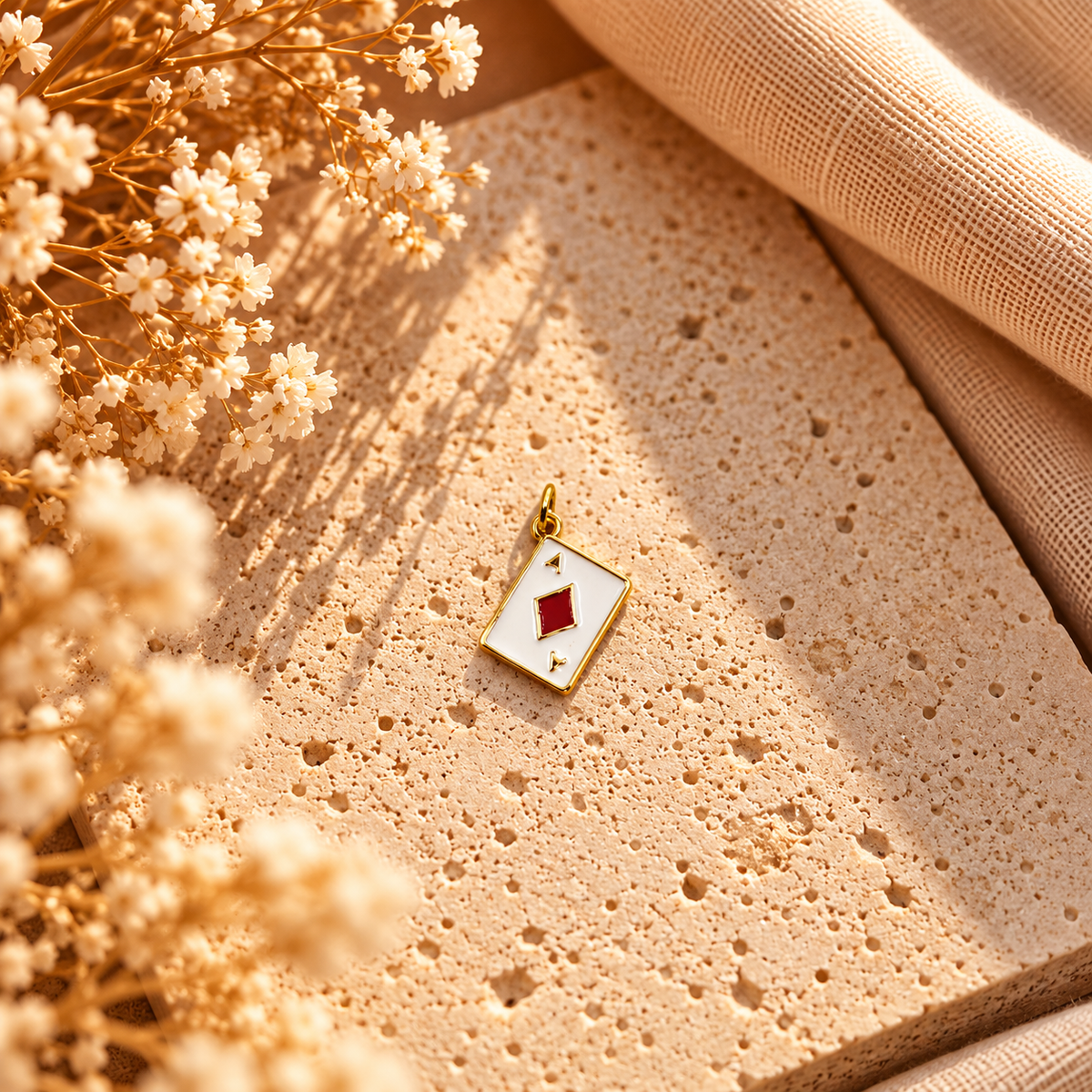 Red Poker Charm