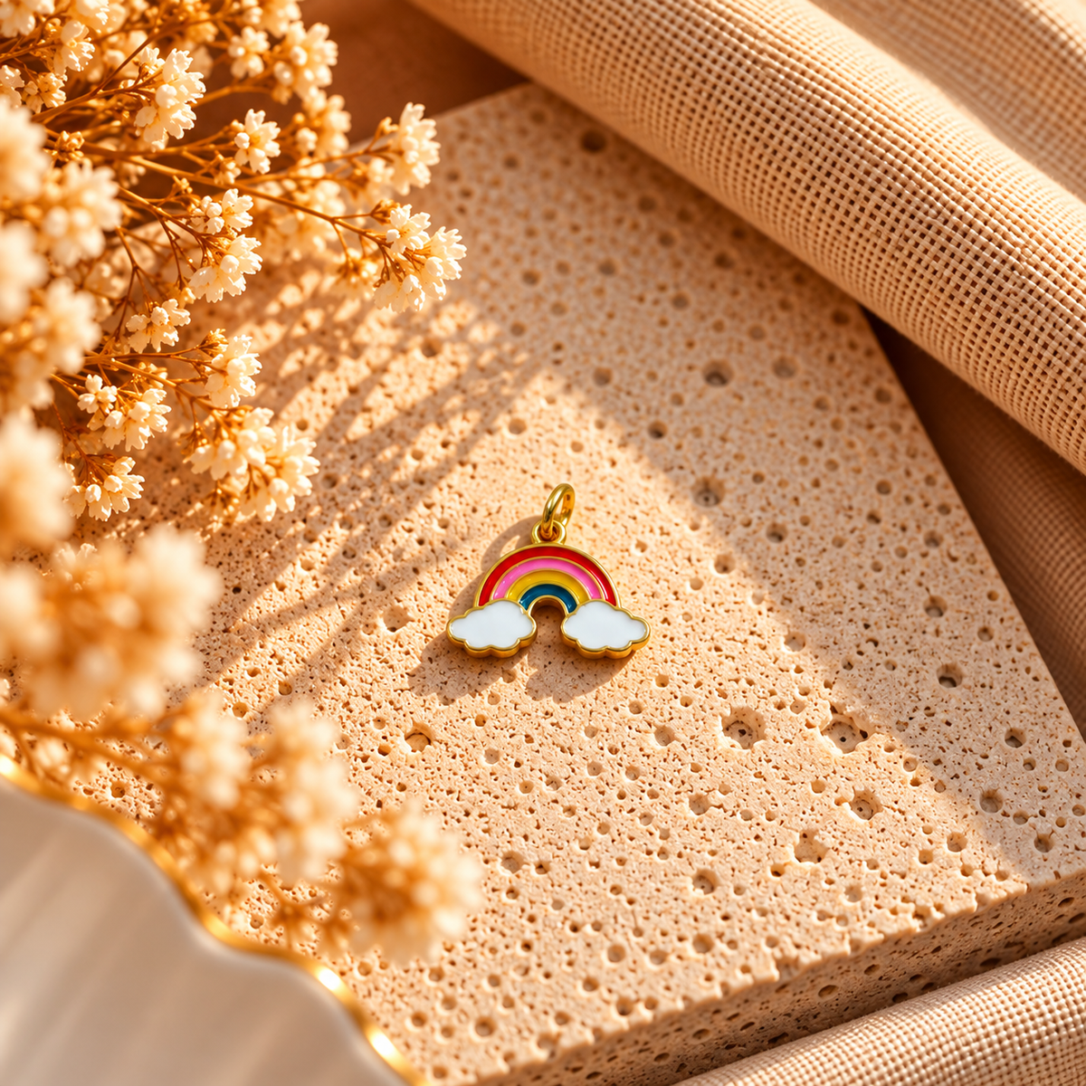 Multicolour rainbow Charm