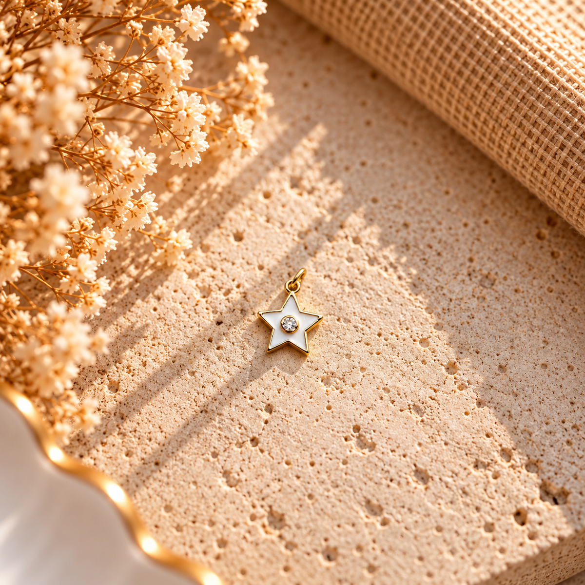 White star Charm