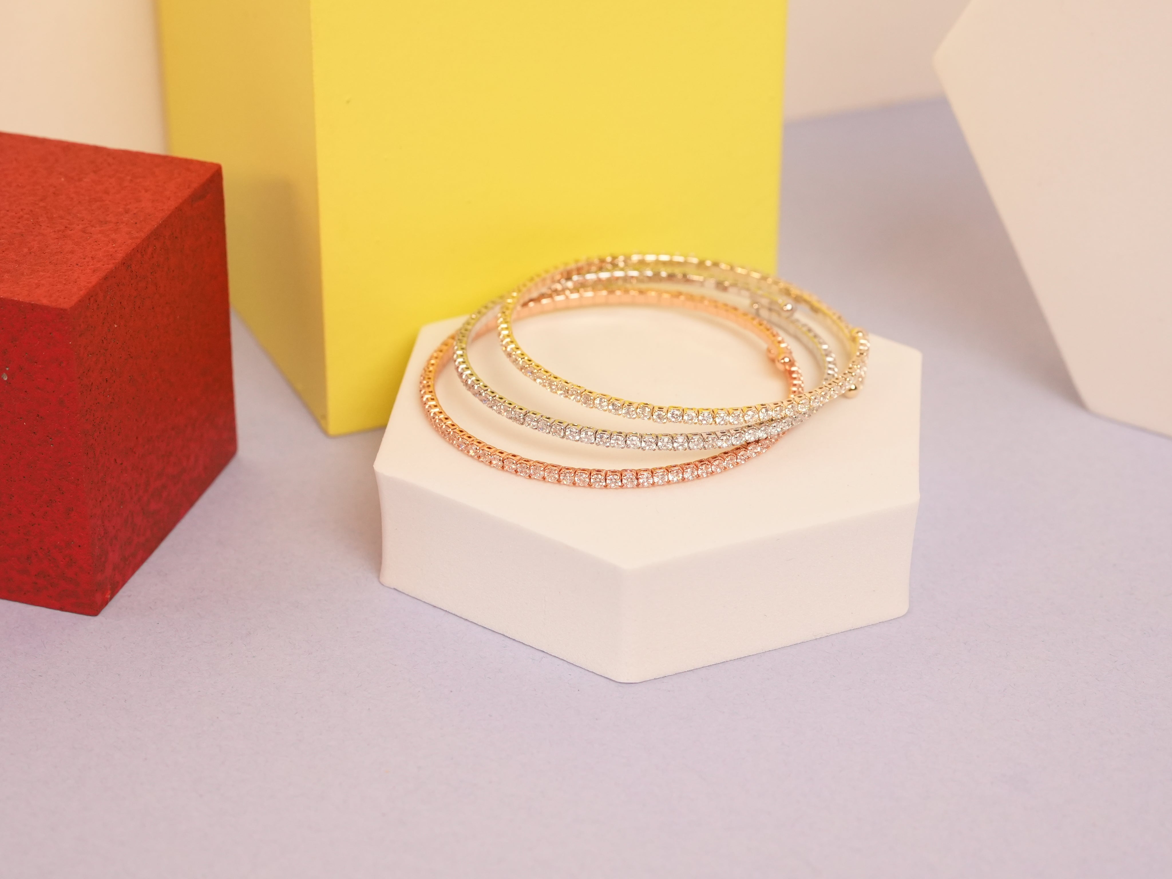 Crystal Single Streamline Silver