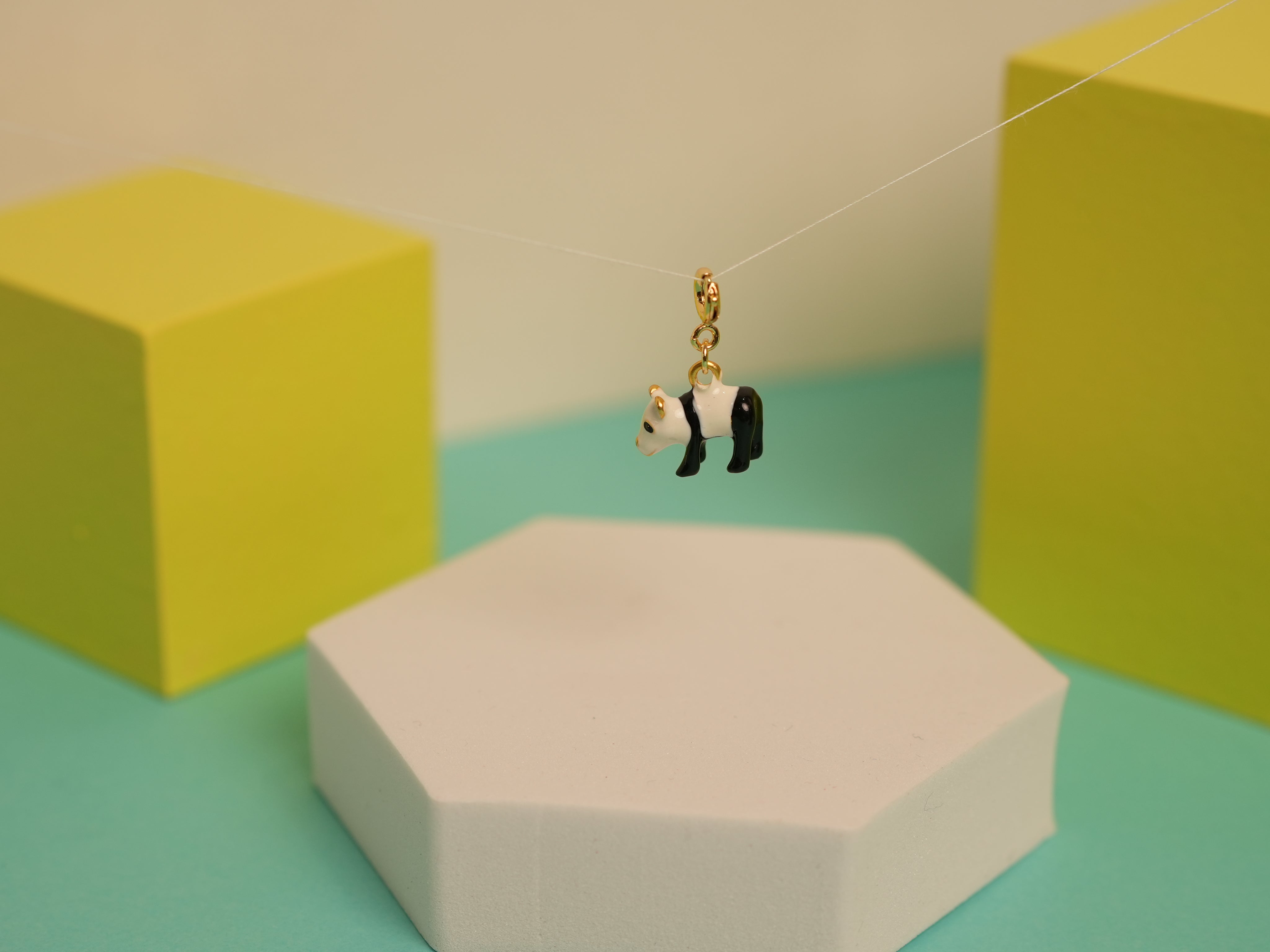 White polar bear charm