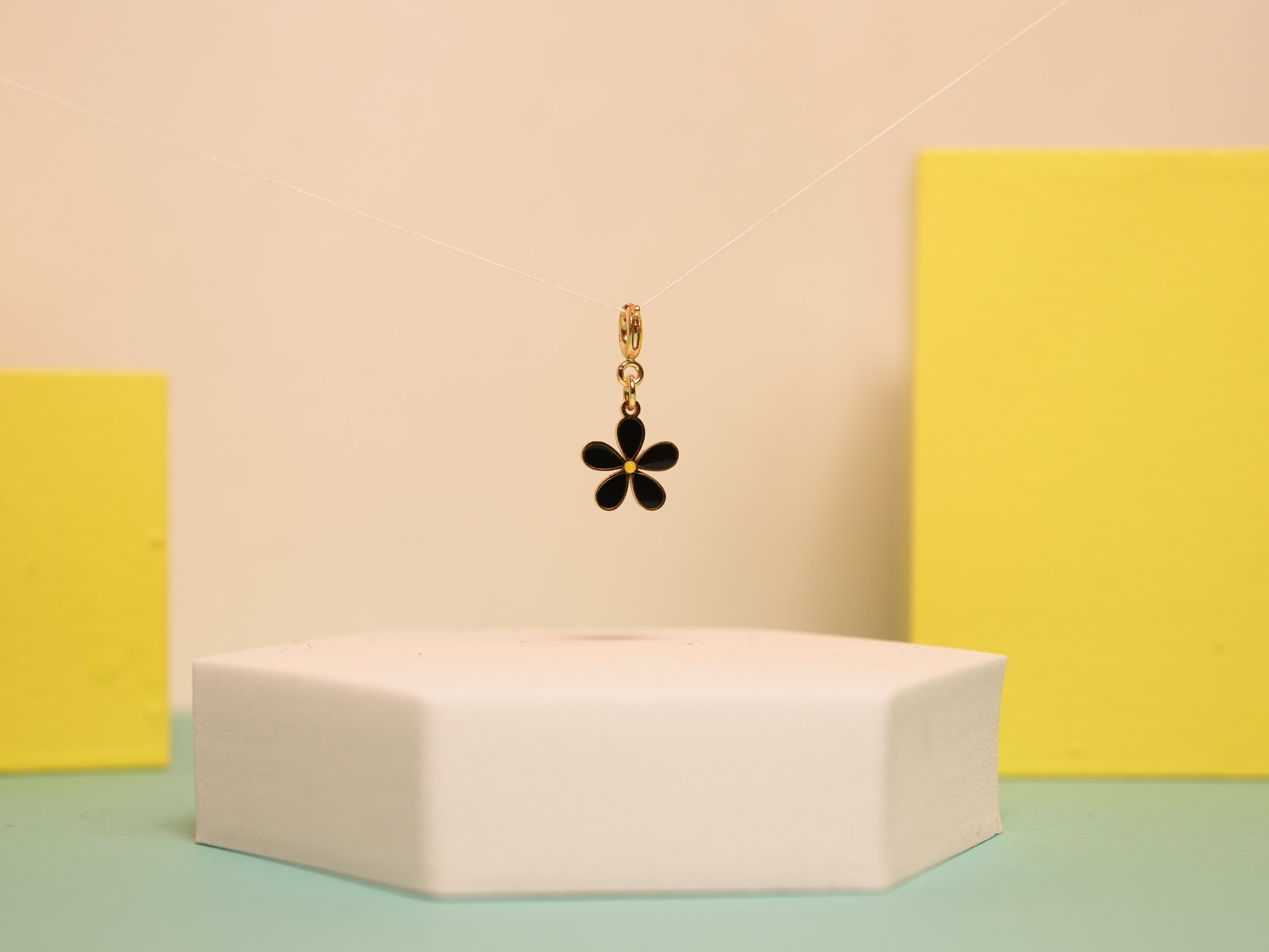 Flower bloom charm