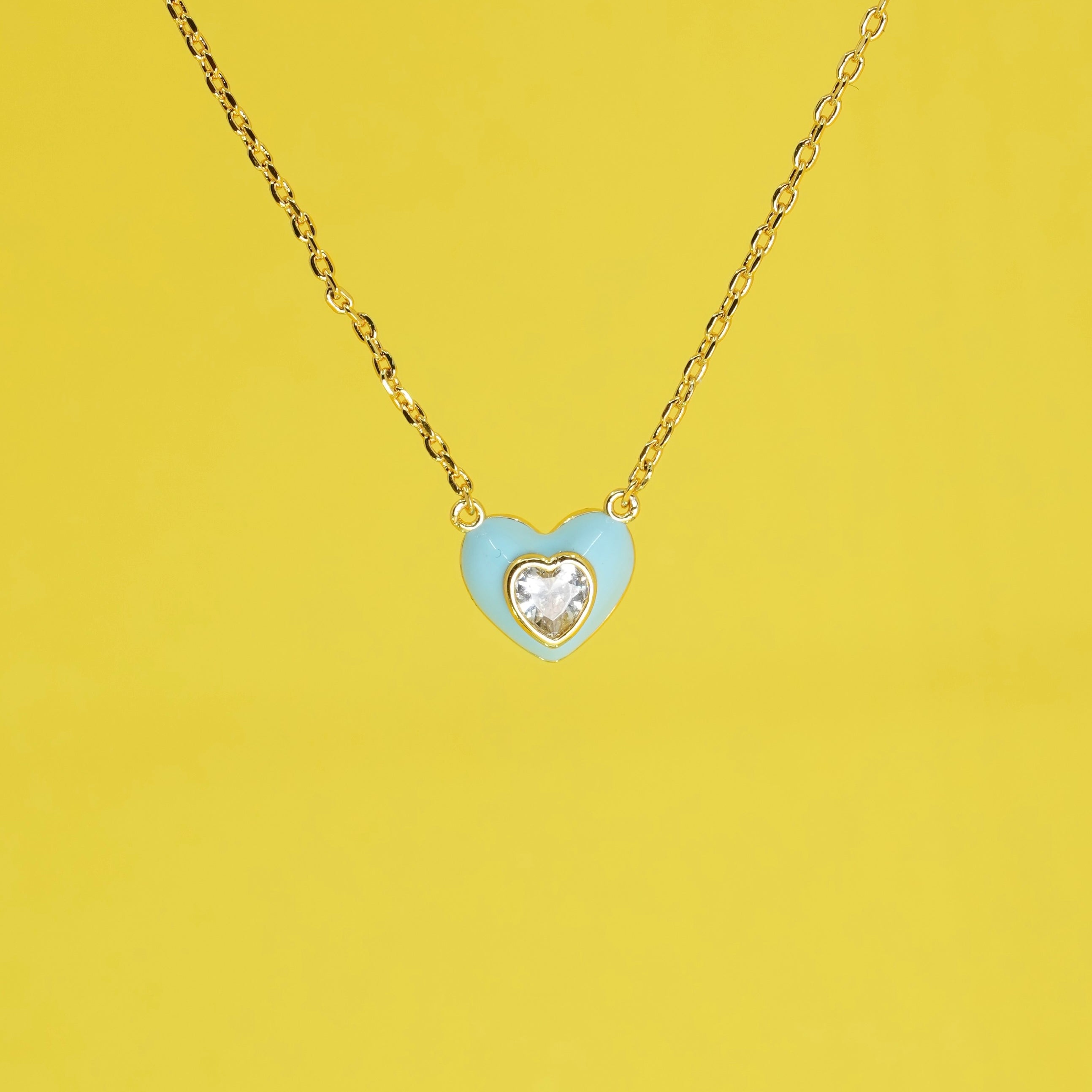 Bluebell Heart Necklace