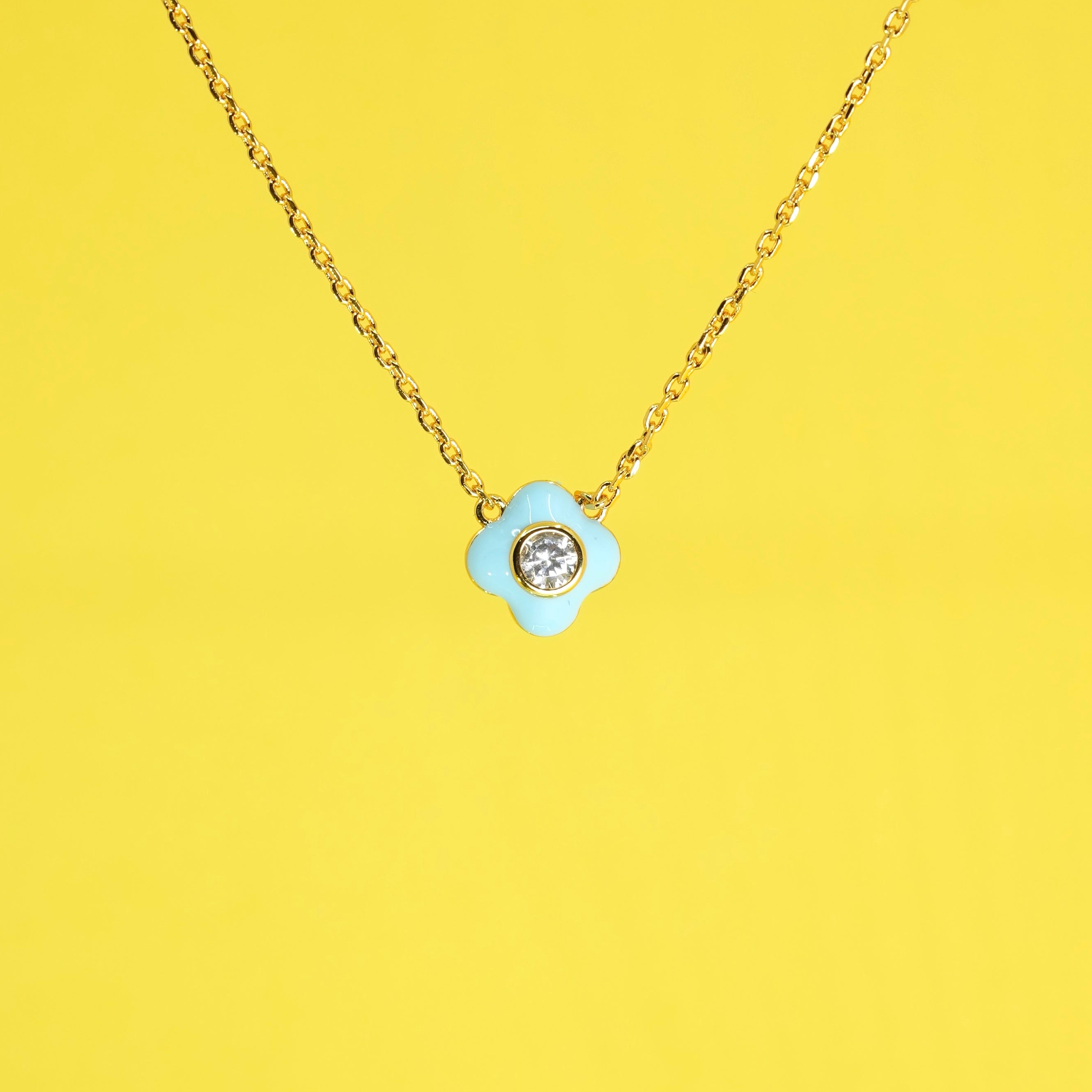 Bluebell floral Motif Necklace