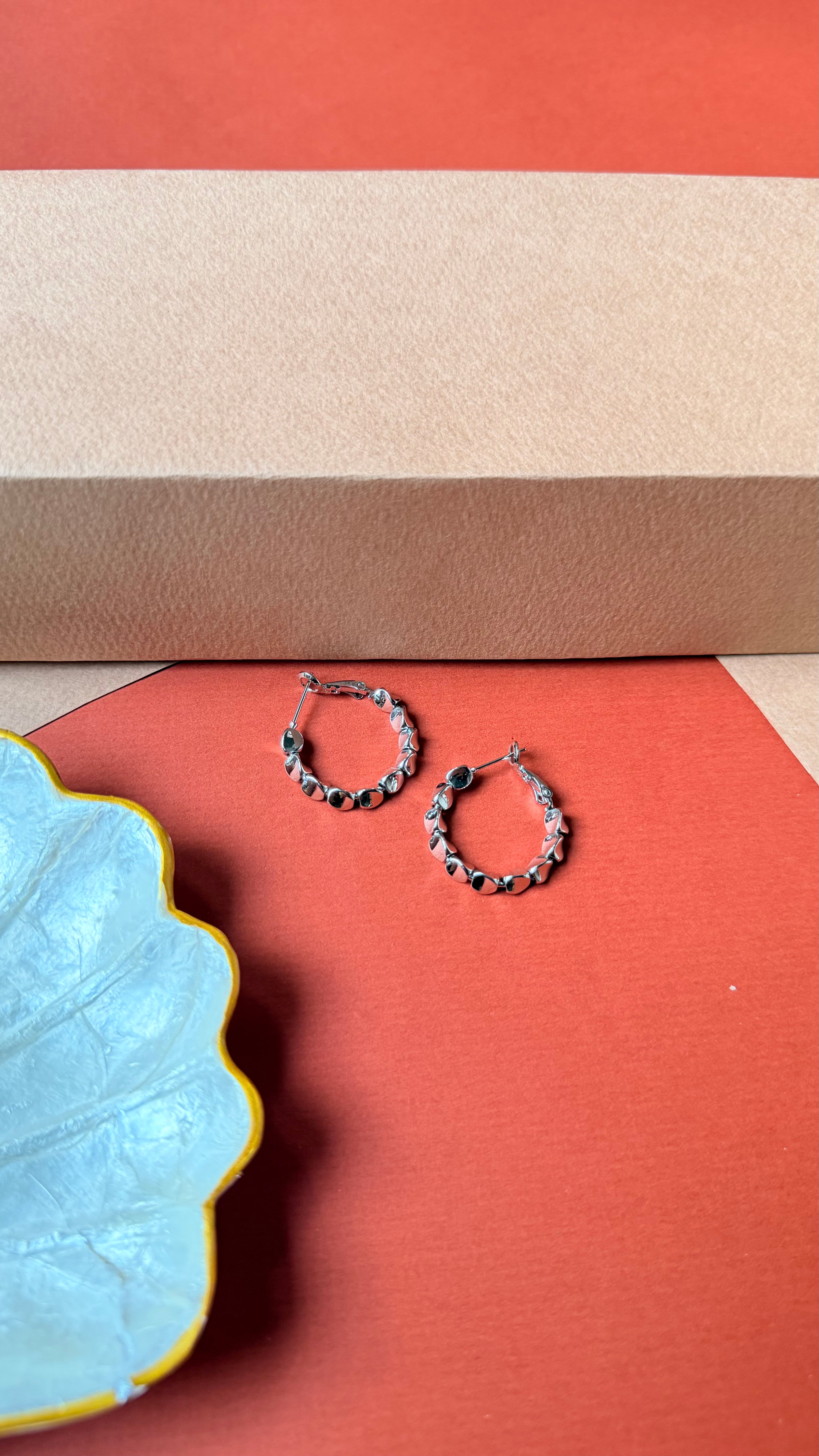 Beaded circular hoop