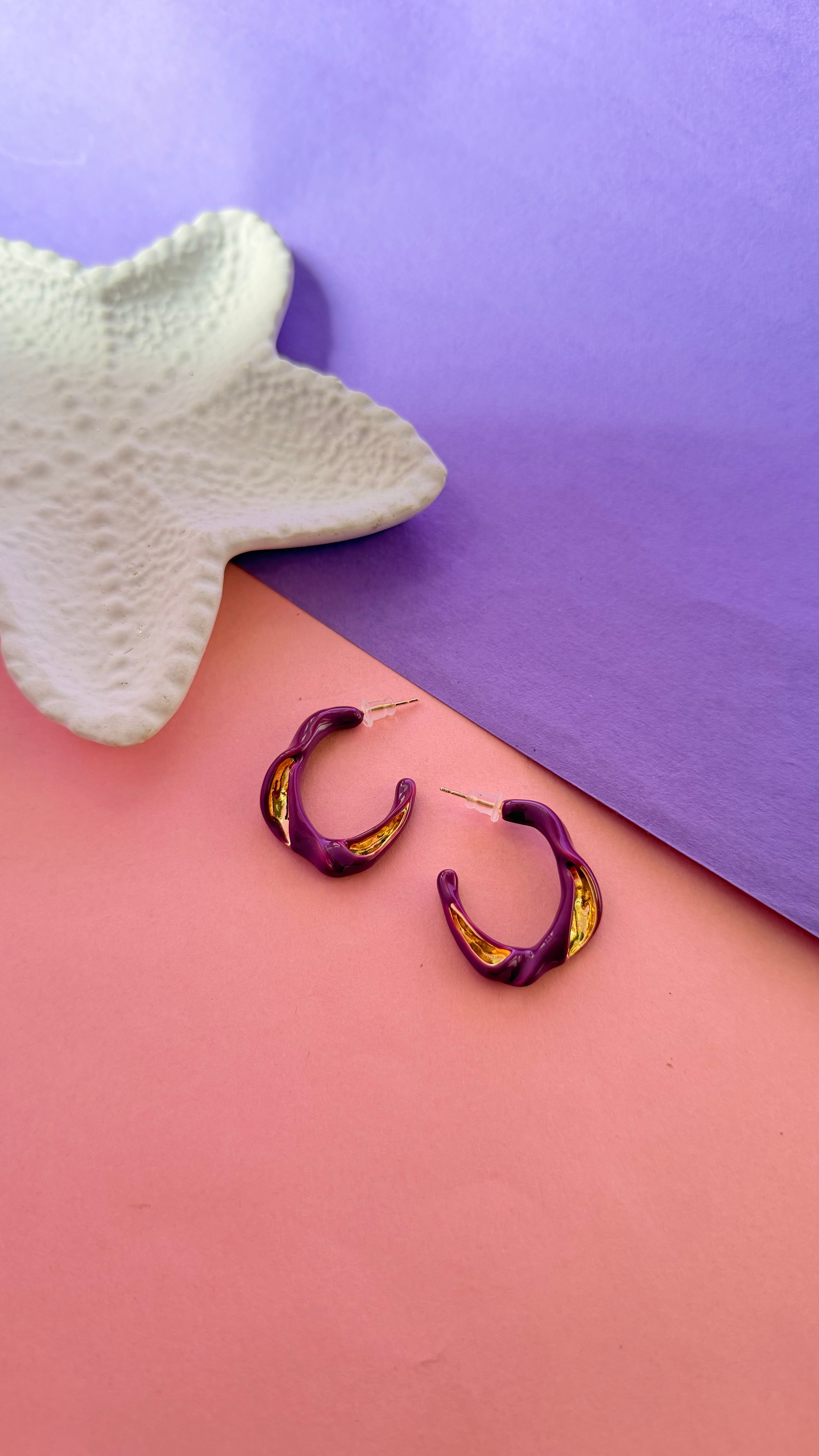 Violet Gleam hoop