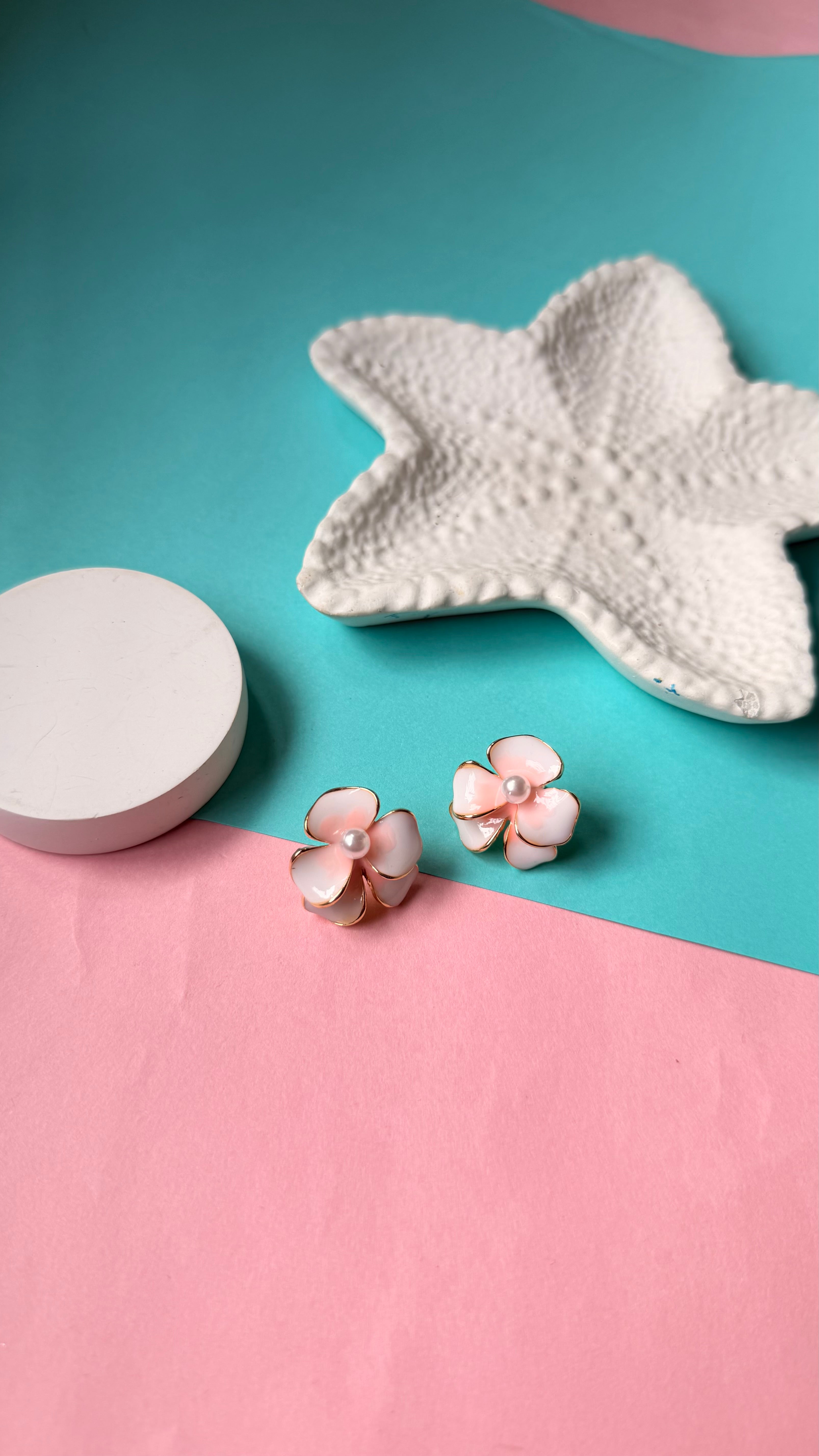 Pink Horizon Earring