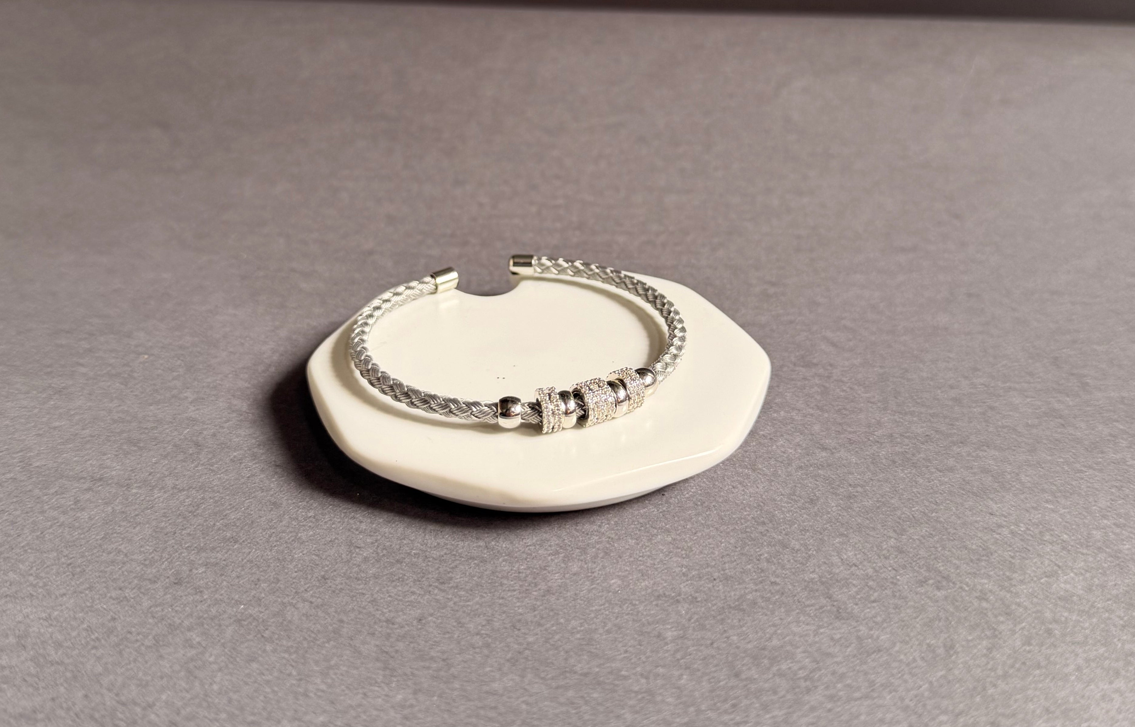 Silver Ringline Bracelet