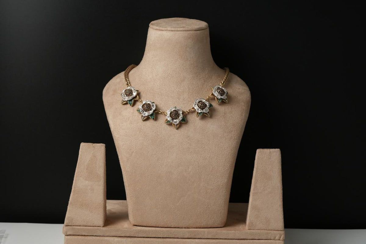 Multicolor Floral Necklace