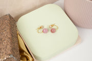 Pink Orbit Pop Earrings