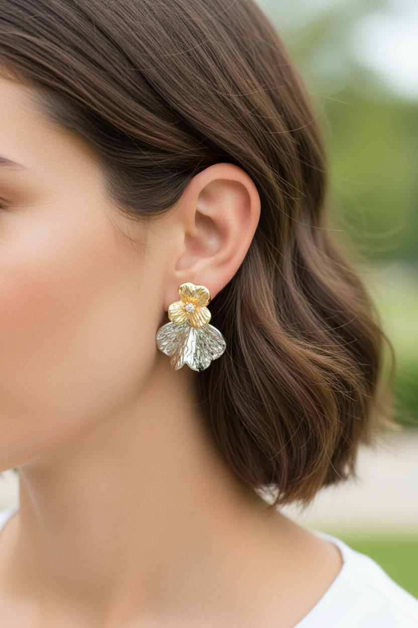 Dual tone Floral Double Trouble