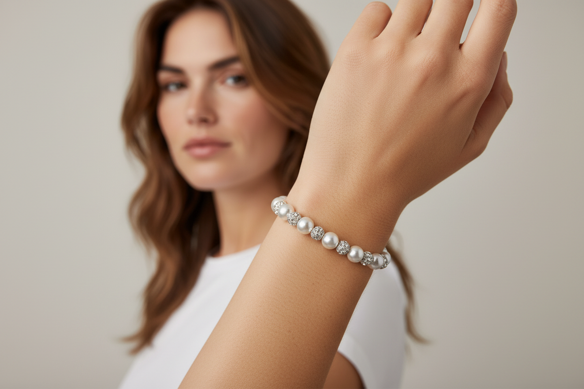 Beaded Fashion Pearl Bracelet