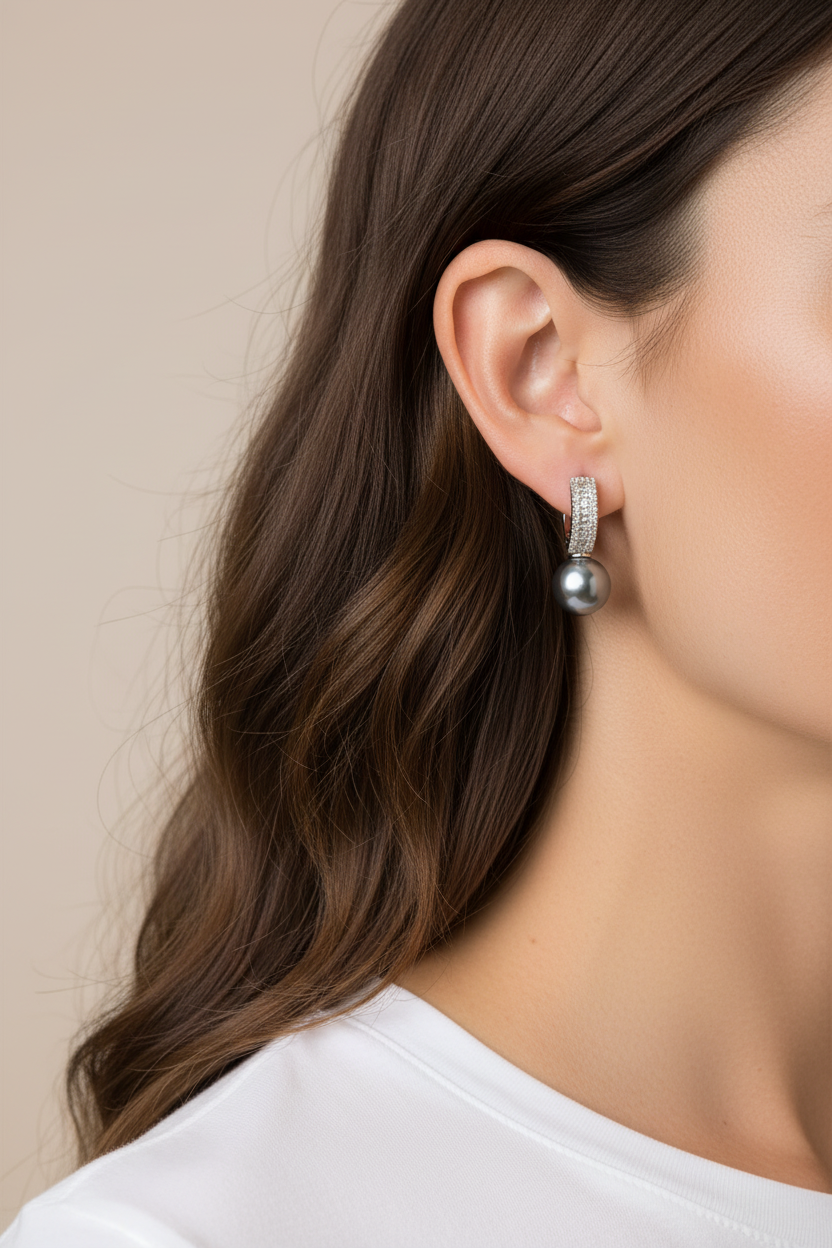 Elegant Pearl Drop Earrings for Women