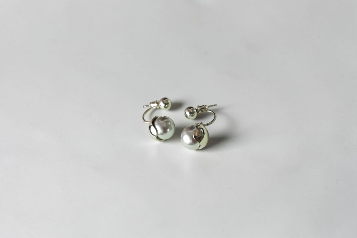 Elegant Spherical Stud Earrings for Women