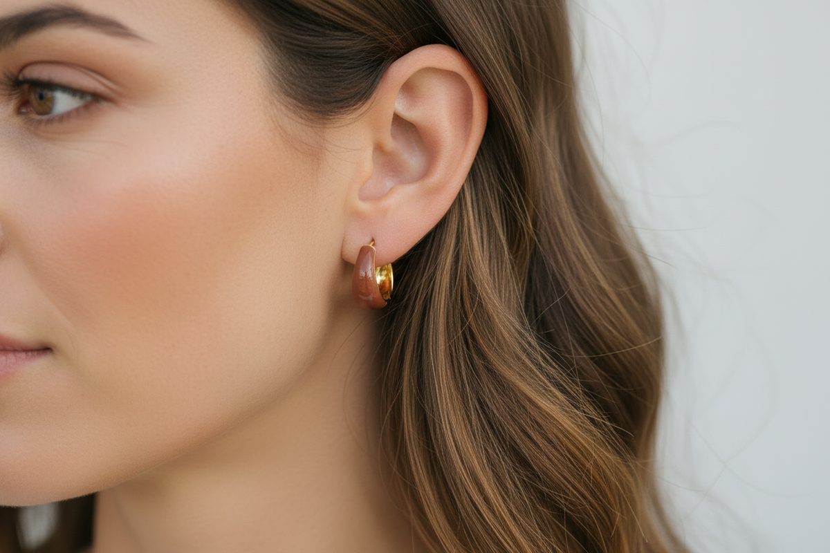 Daga-accessories Minimalist Hoop Earrings