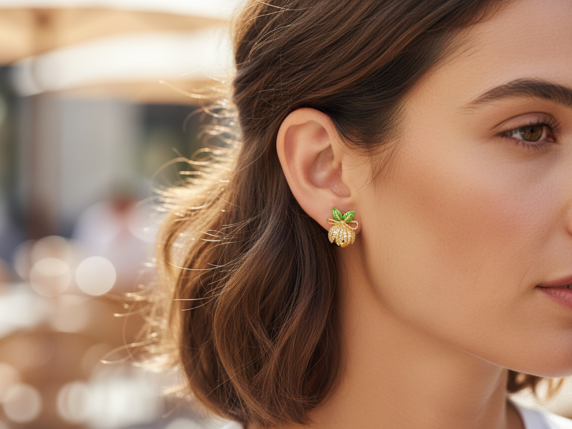 Elegant Decorative Statement Earrings