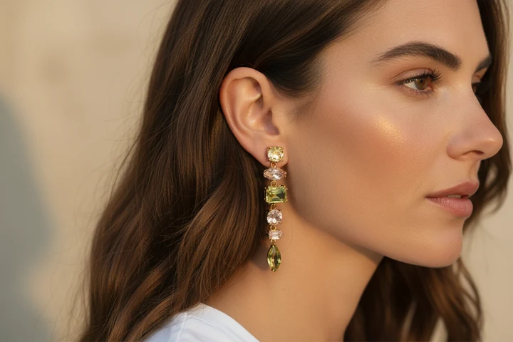 Pastel Prism Drop Earrings