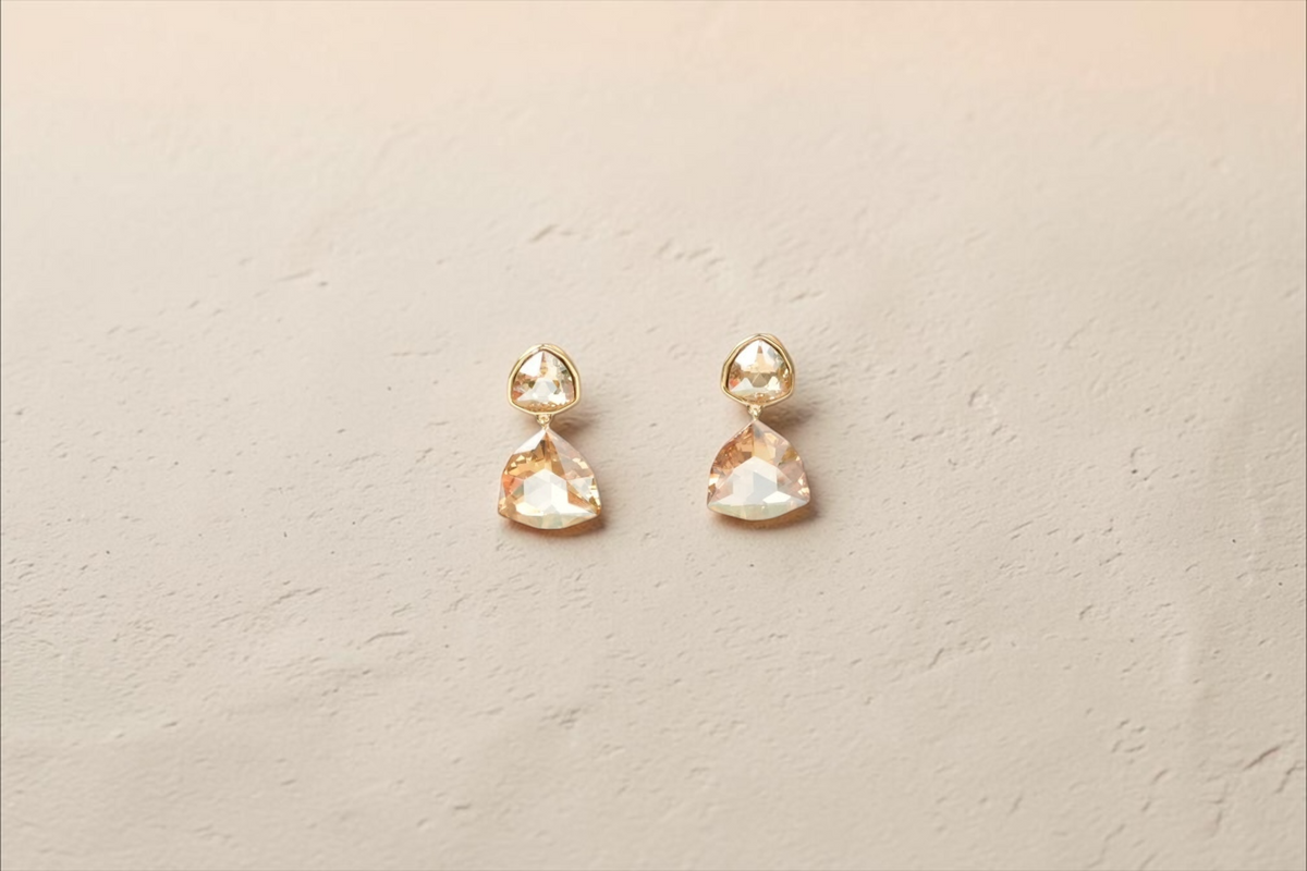 Elegant Geometric Drop Earrings for Women