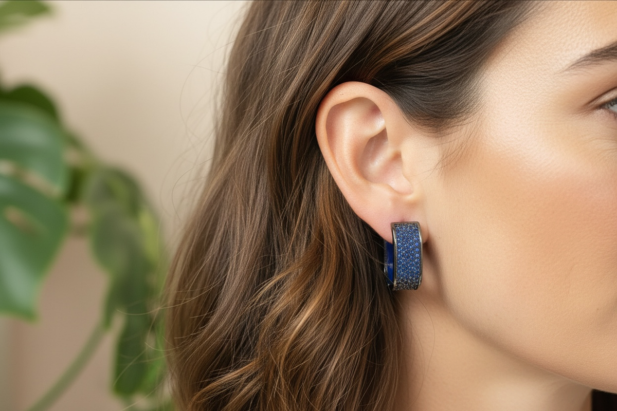 Blue Vault Earrings